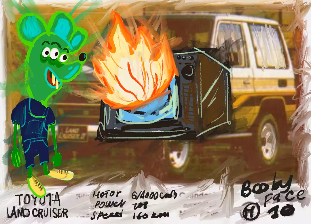 Boobyface [H #10] Toyota Toxic TV