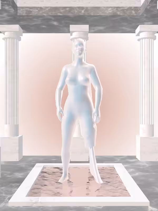 HeavenComputer: The Indifferent Pastel Pearl Woman #7014