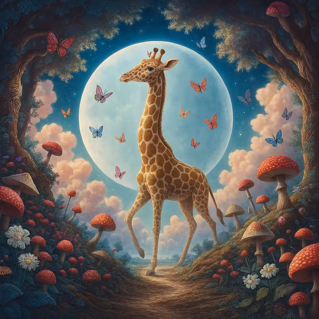 Giraffe in Wonderland