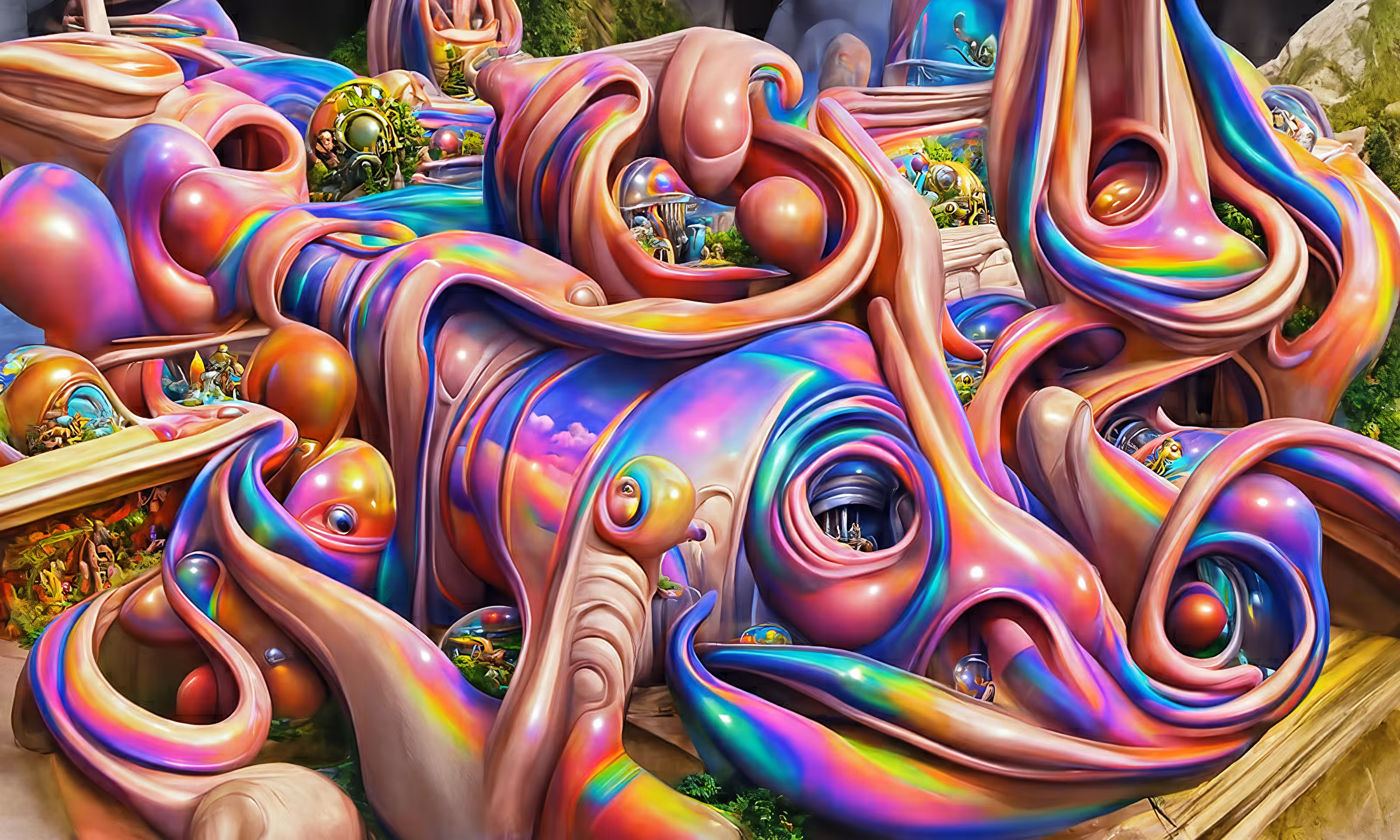 Rainbow Alien Whirled