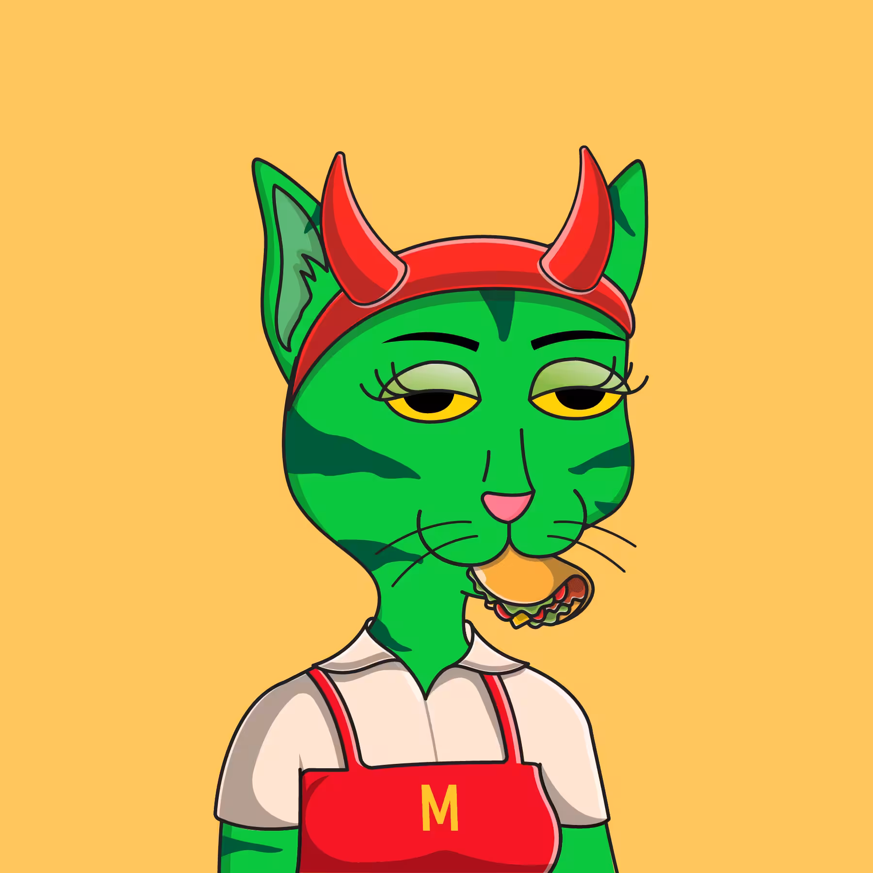 Girl Cat #358