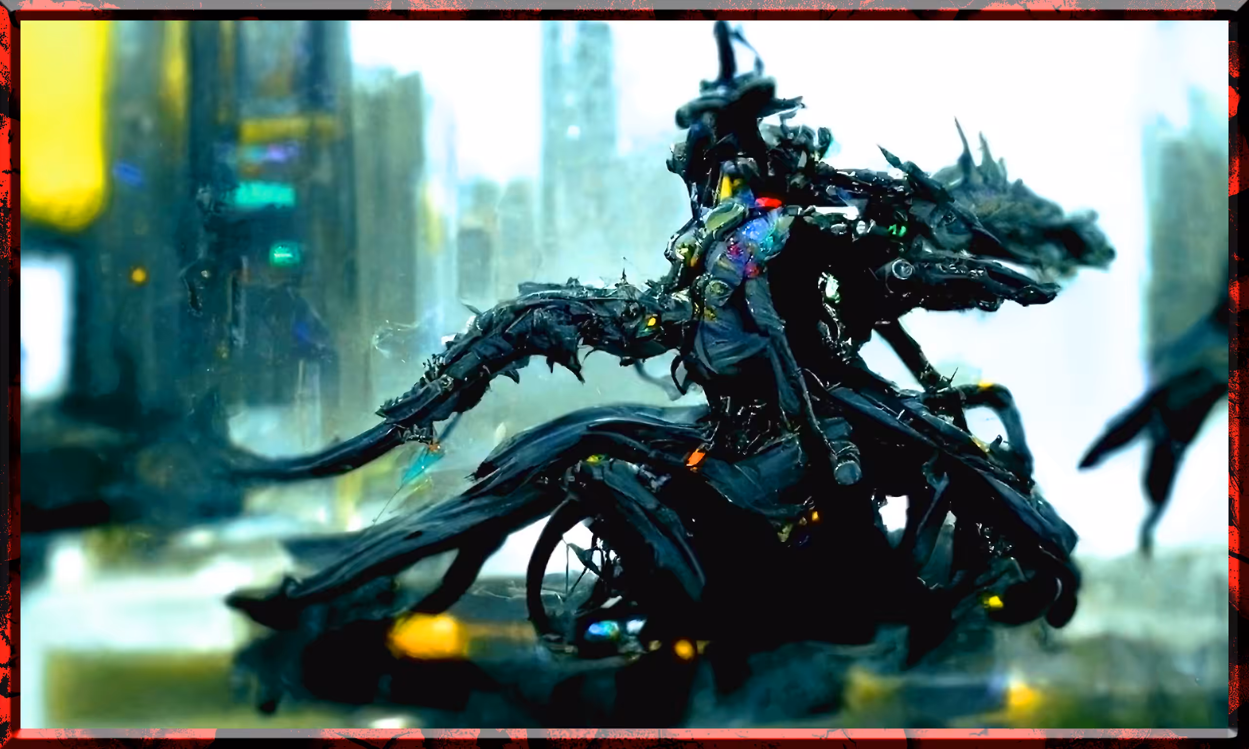 Cyberpunk Wizard