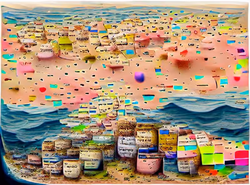 Abraham's First Works: Every needless isle in a sea of meaning is essentially the vessel of existence with a hint of nothing to achieve -- with pincushion distortion
