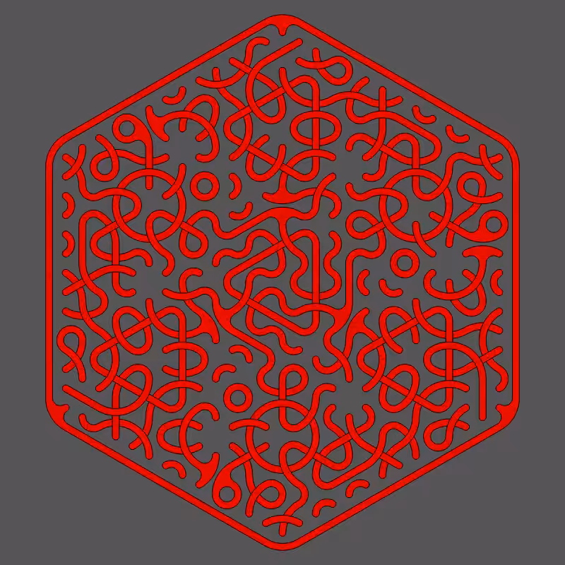 Threefold Symmetry - Dark Variations #238