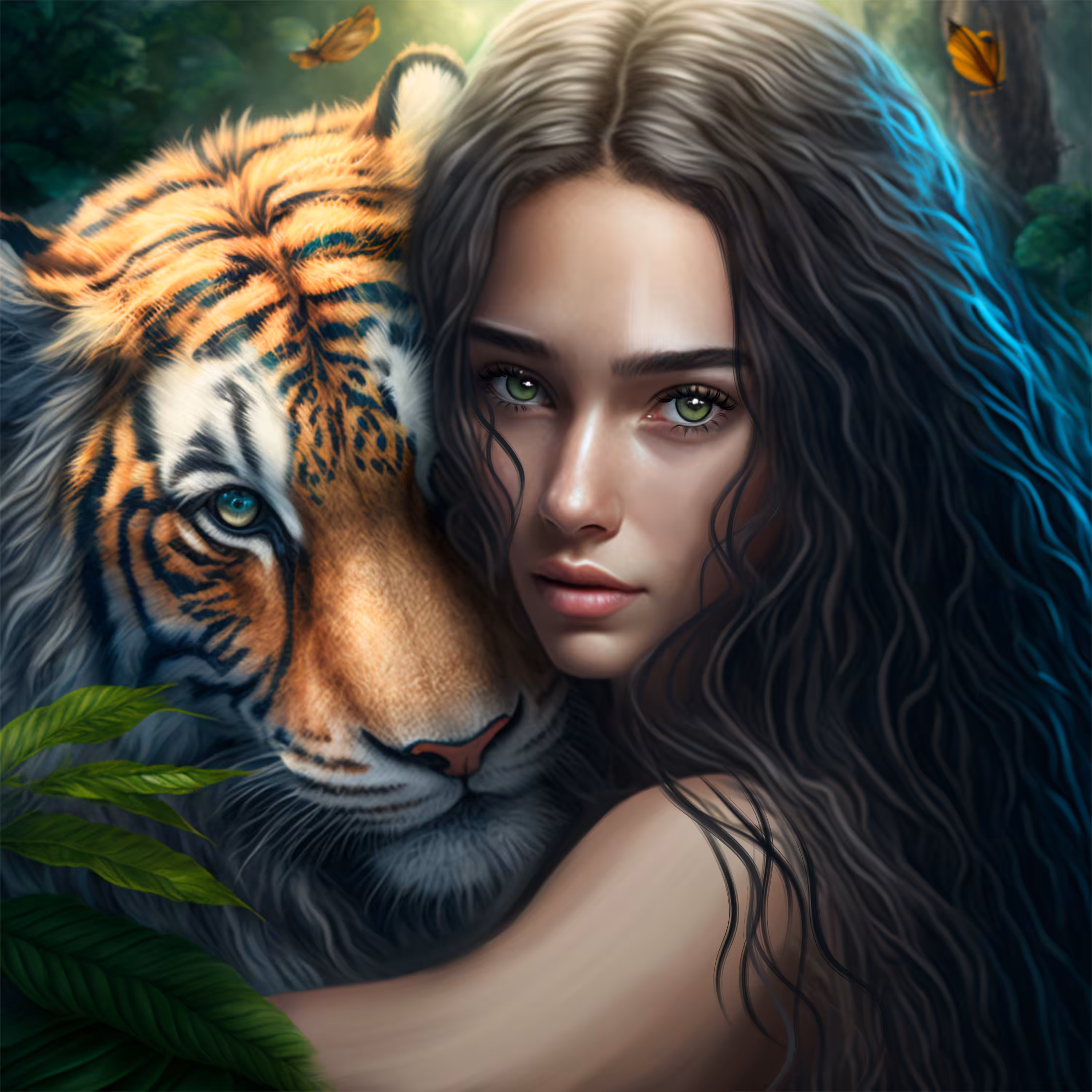 Emma and Tiger