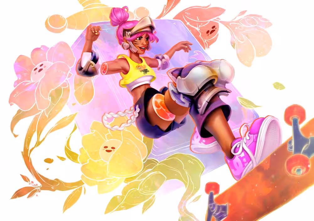 Cyberpink 02 // Skating Away
