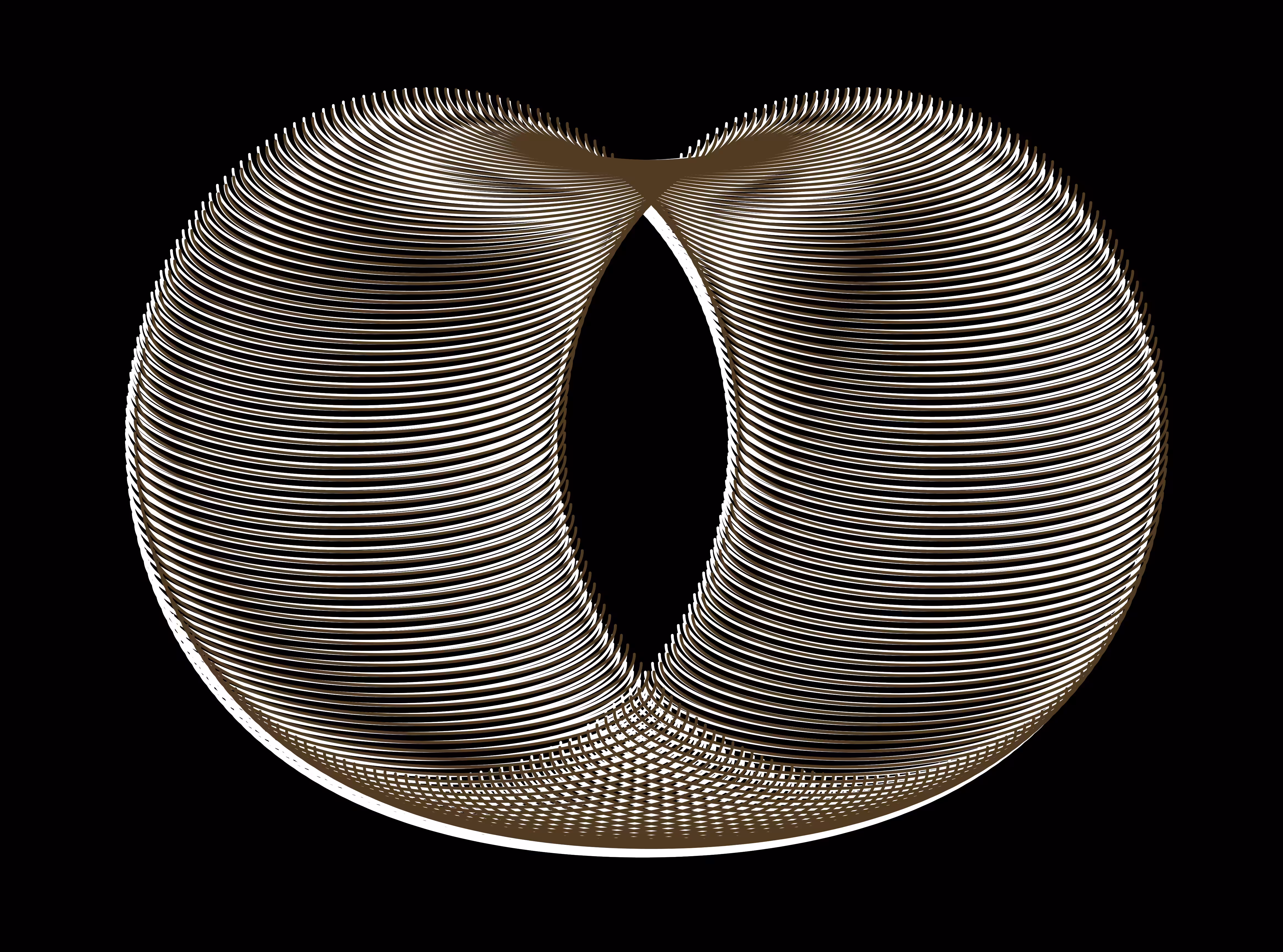 metallic ring