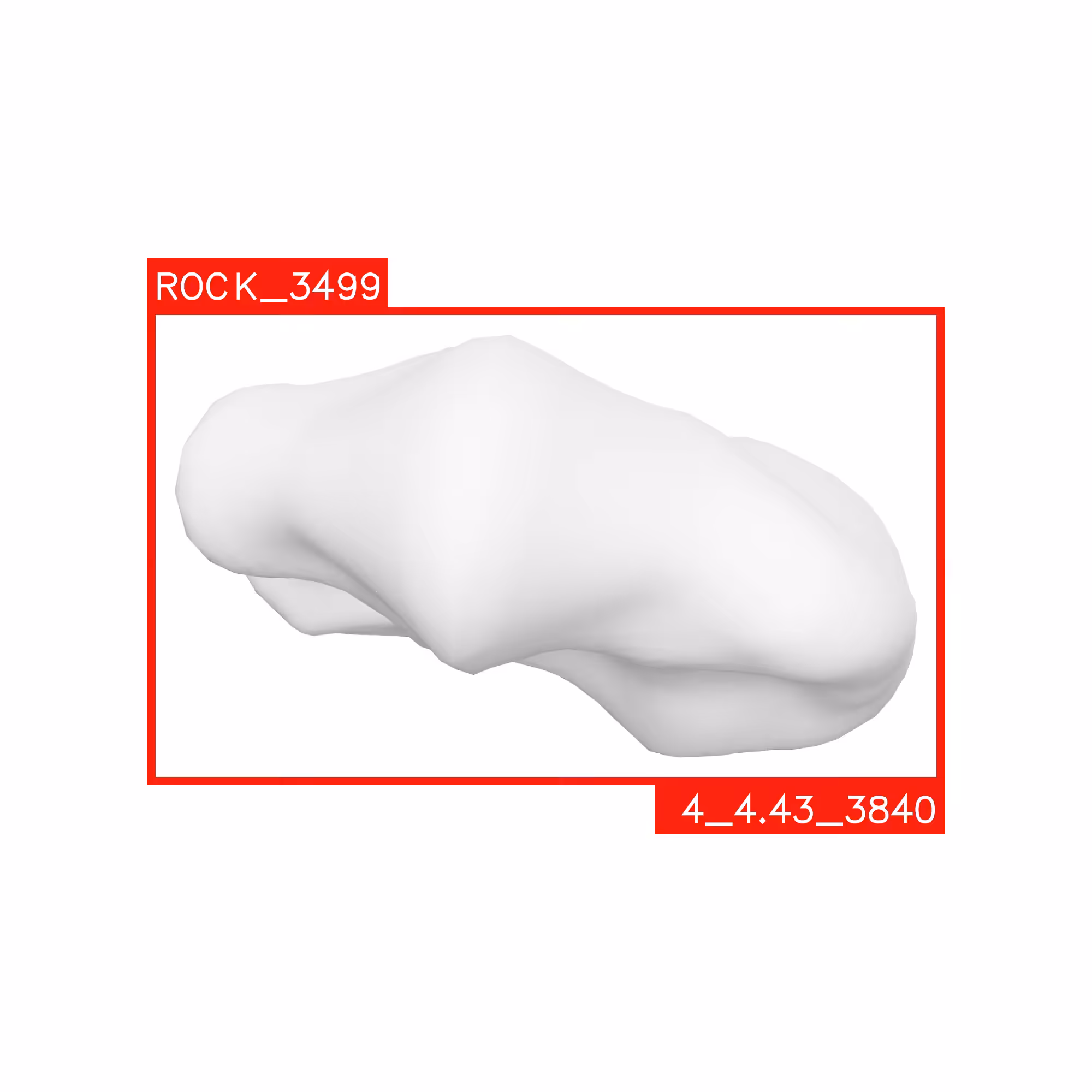 UNSHADED ROCKS: ROCK 3499
