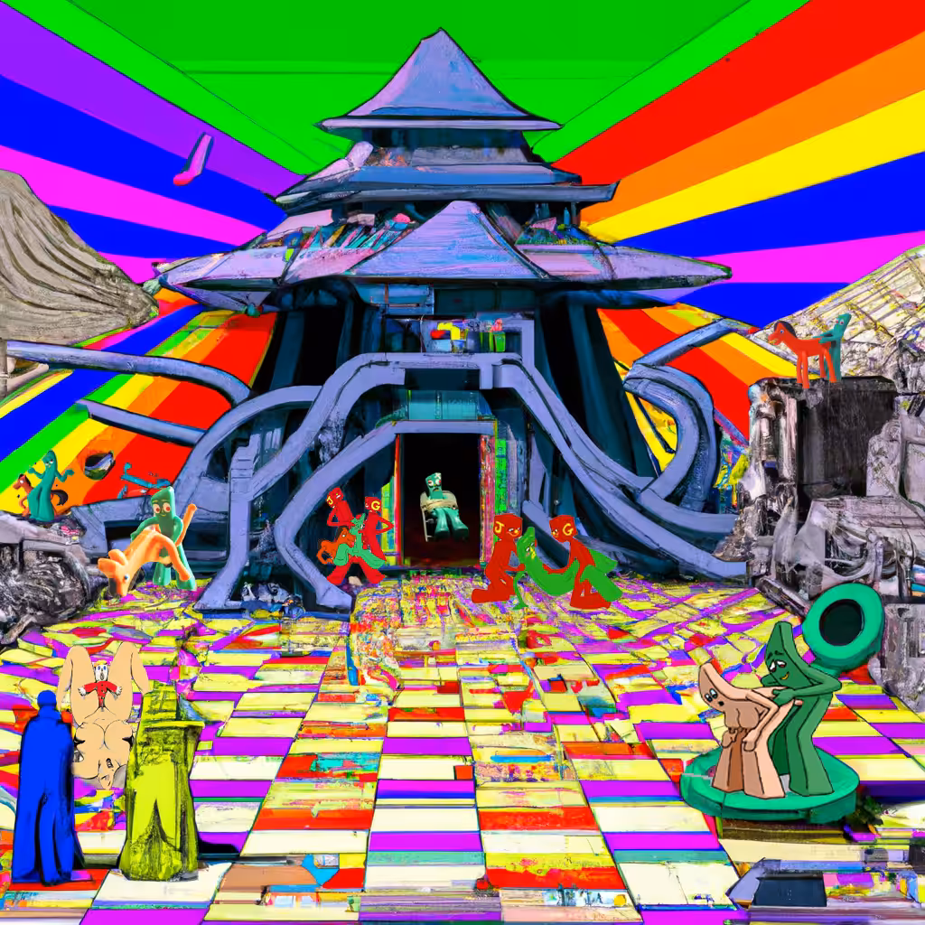 Gumby world I spy with my Kinky Eeye