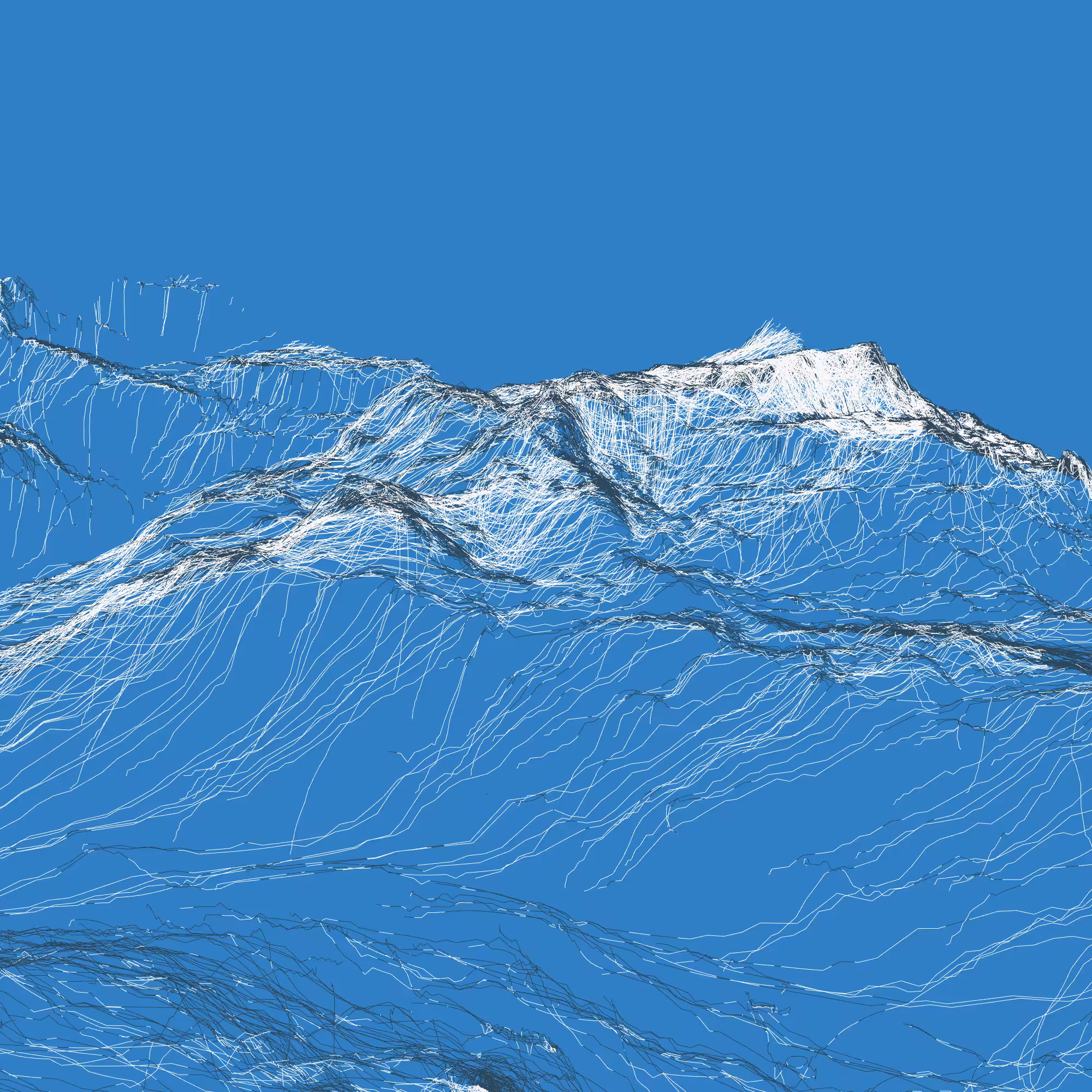 Ridge Scribbles #126