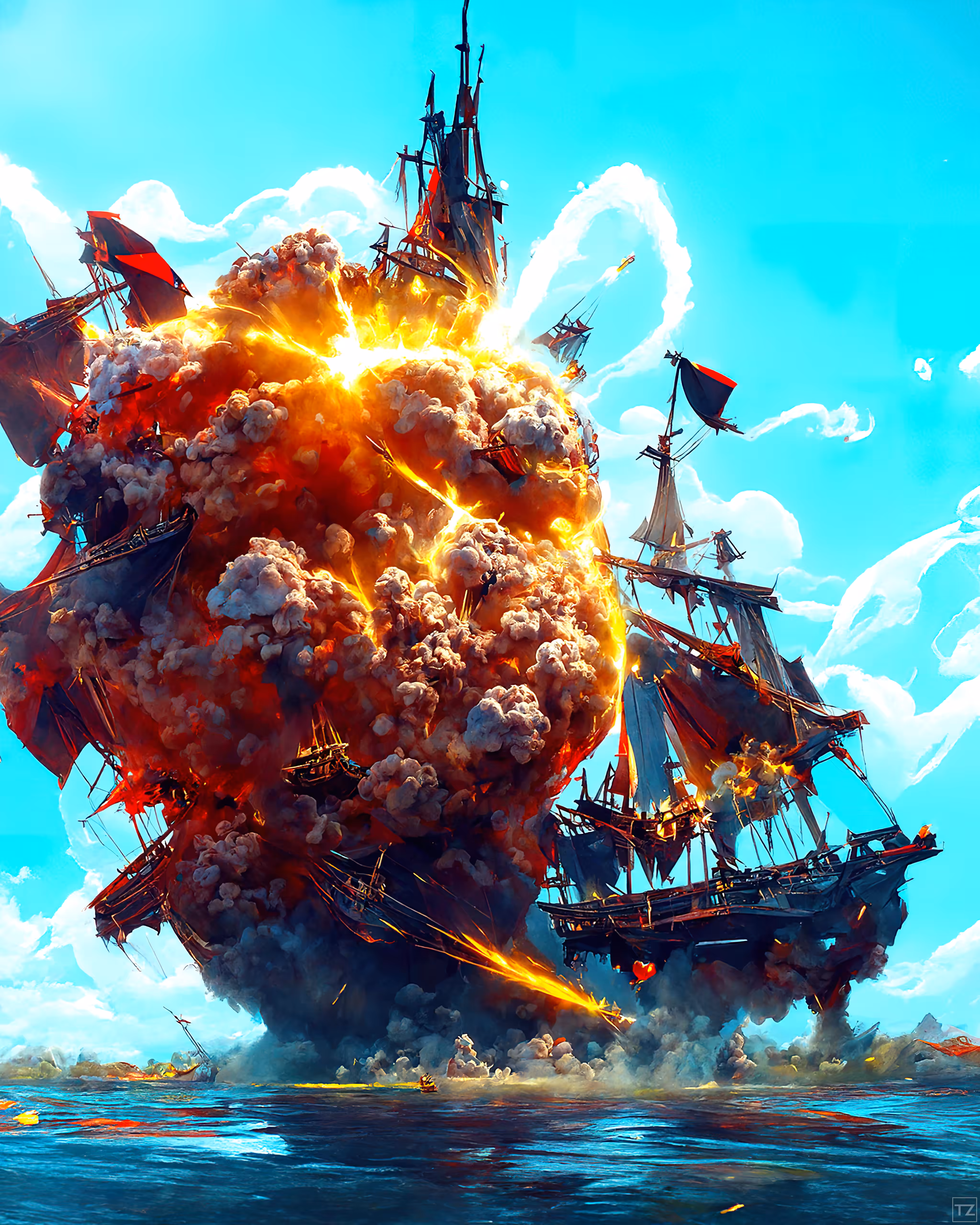 Pirate explosion #2