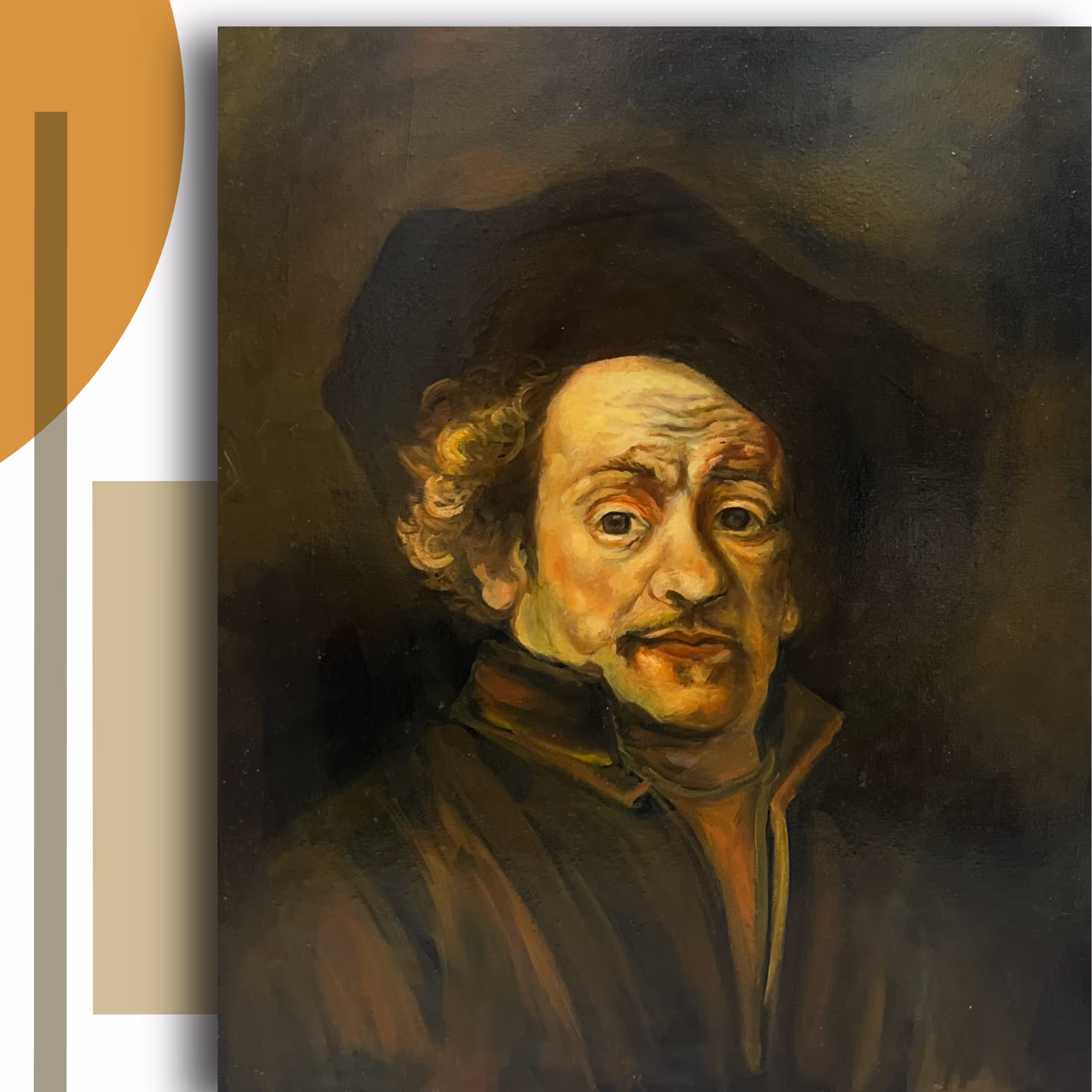 Oil painting Rembrandt