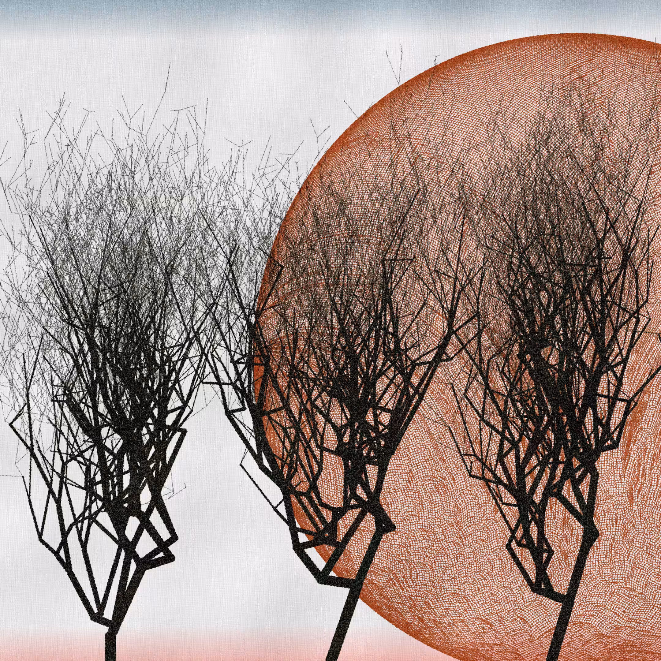 Three dead trees on earth #134