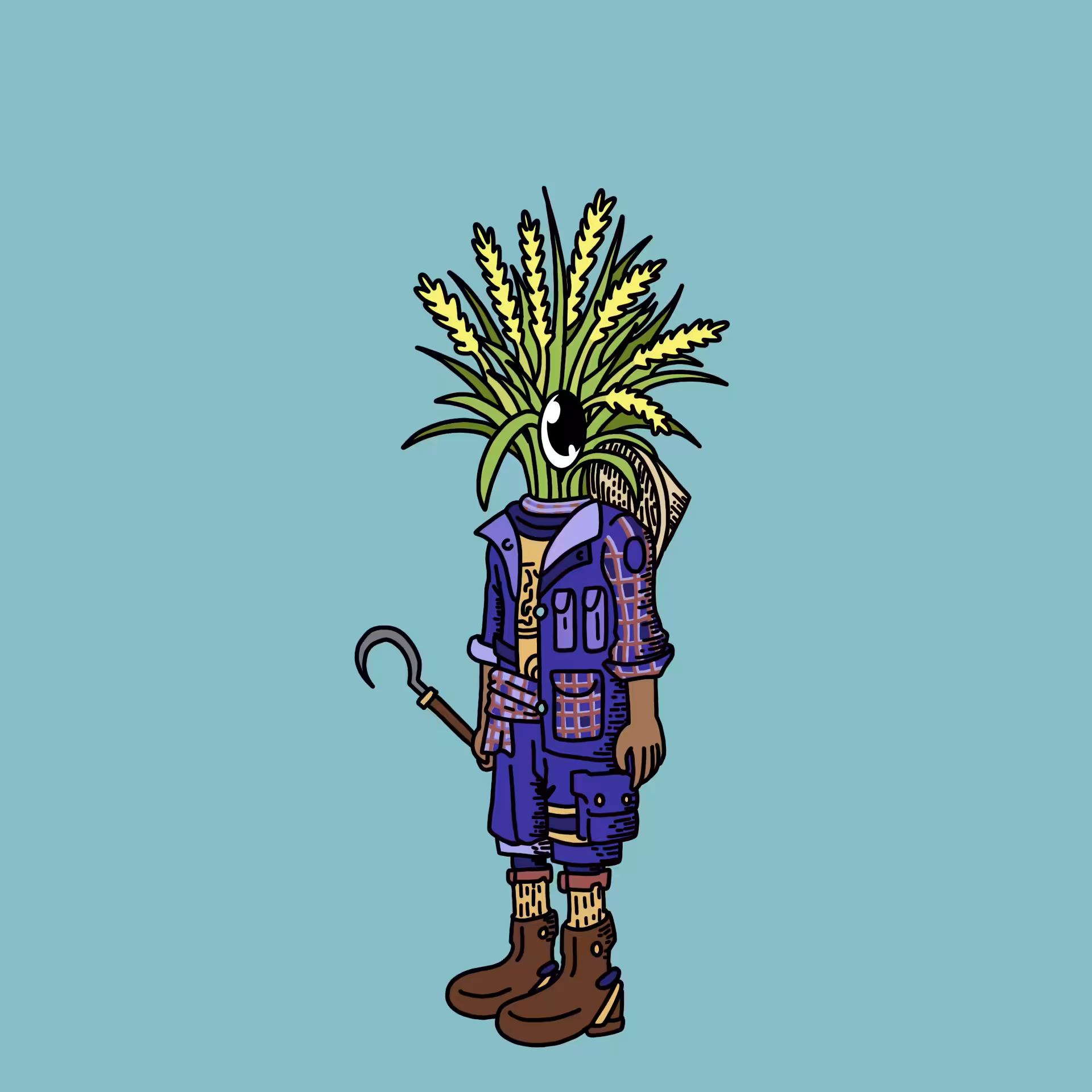 !!OEG migrate to new contract!!: Farmer one eyed guy #00004