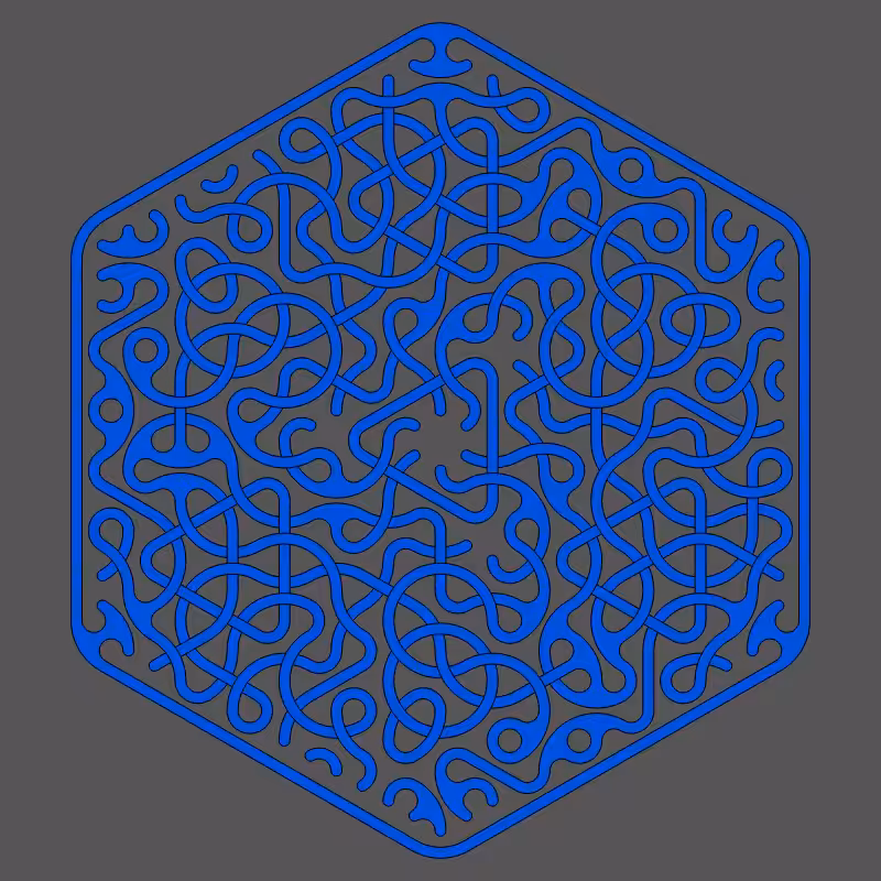 Threefold Symmetry - Dark Variations #86