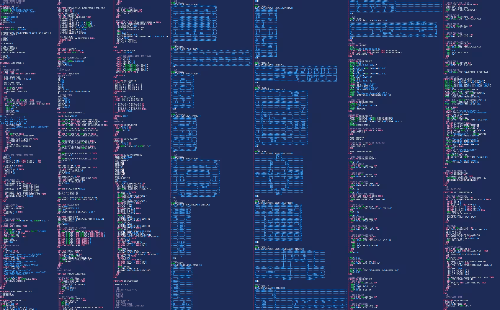 Carson's PICO-8 Source Code