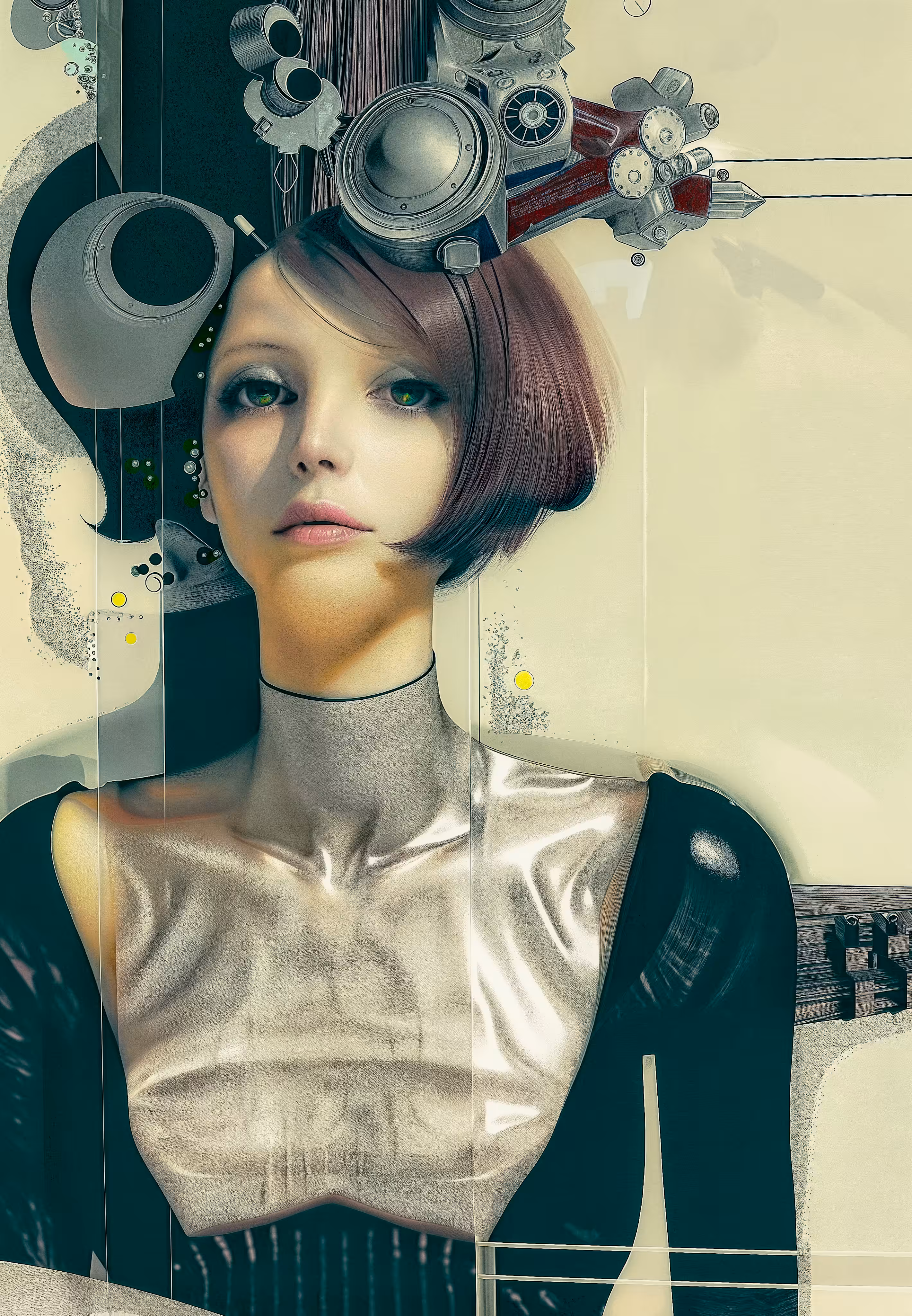 Abstract Hyper Realistic Woman Portrait #1
