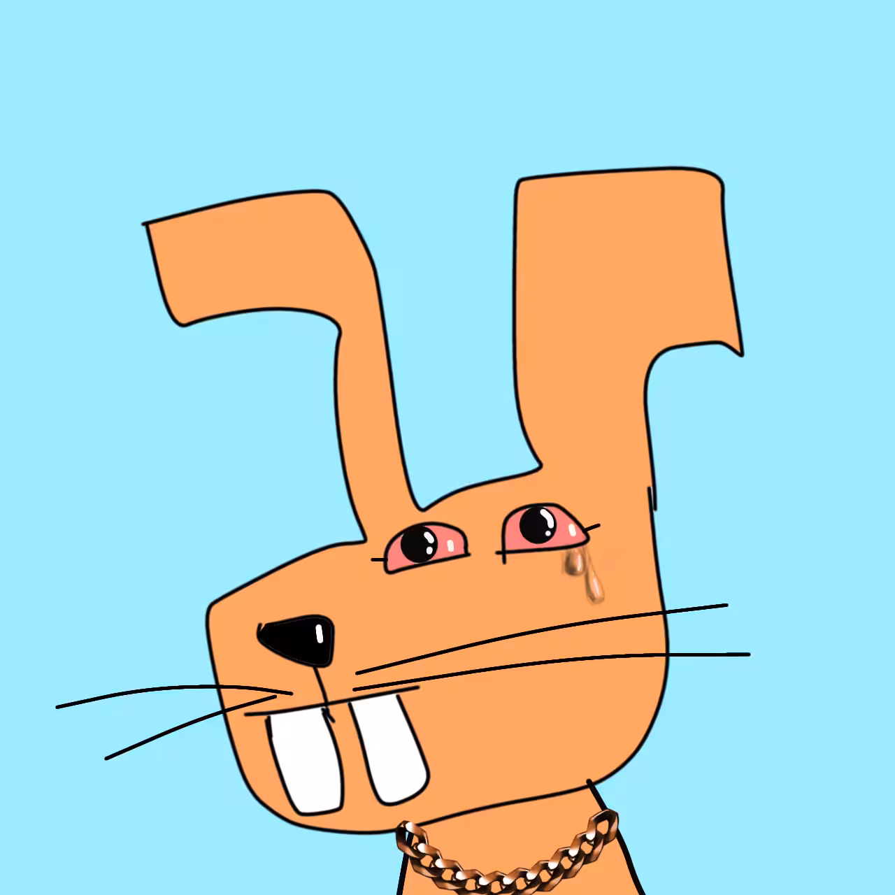 crying rabbit
