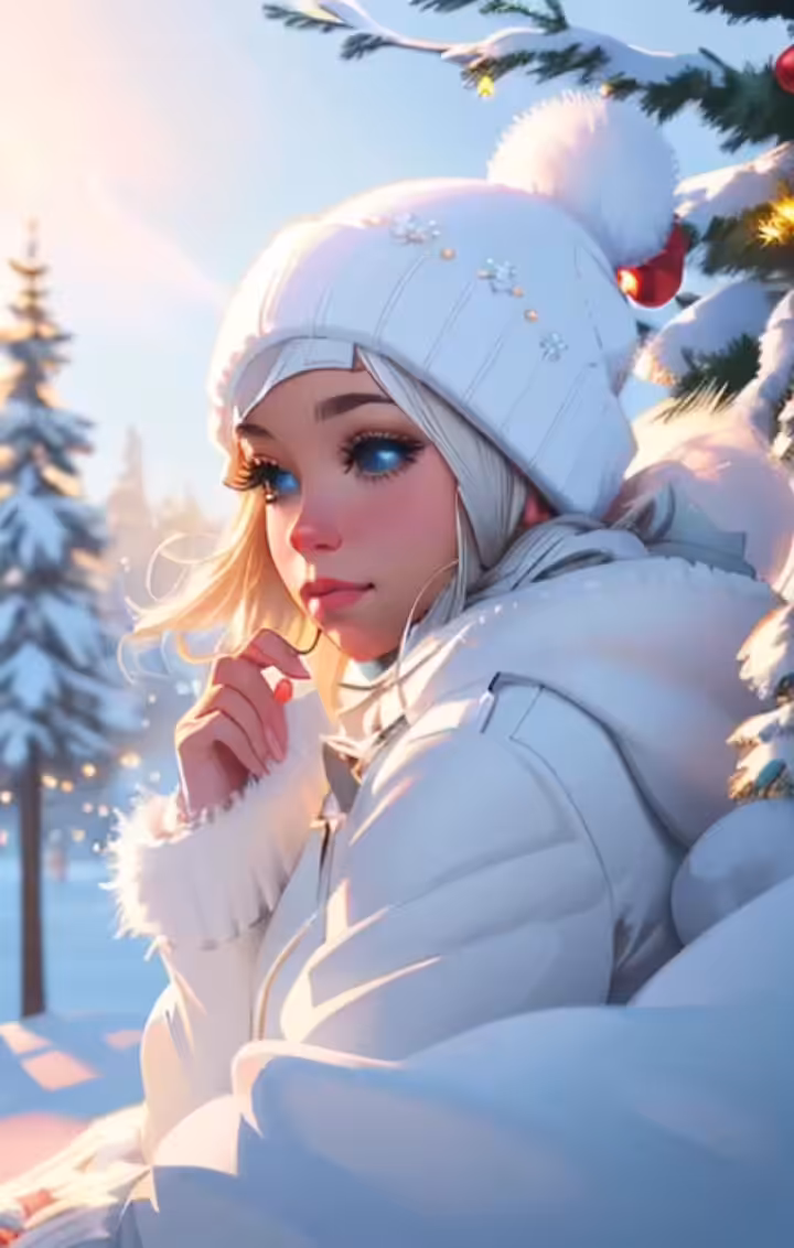 Saving my Life with my ART : Holiday Snow