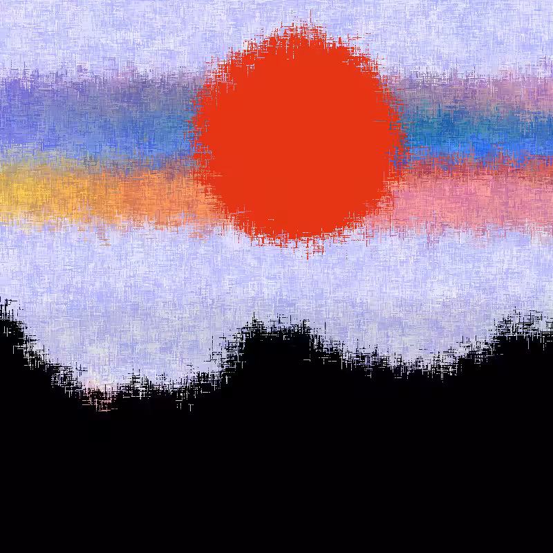 Sunset in memory #26
