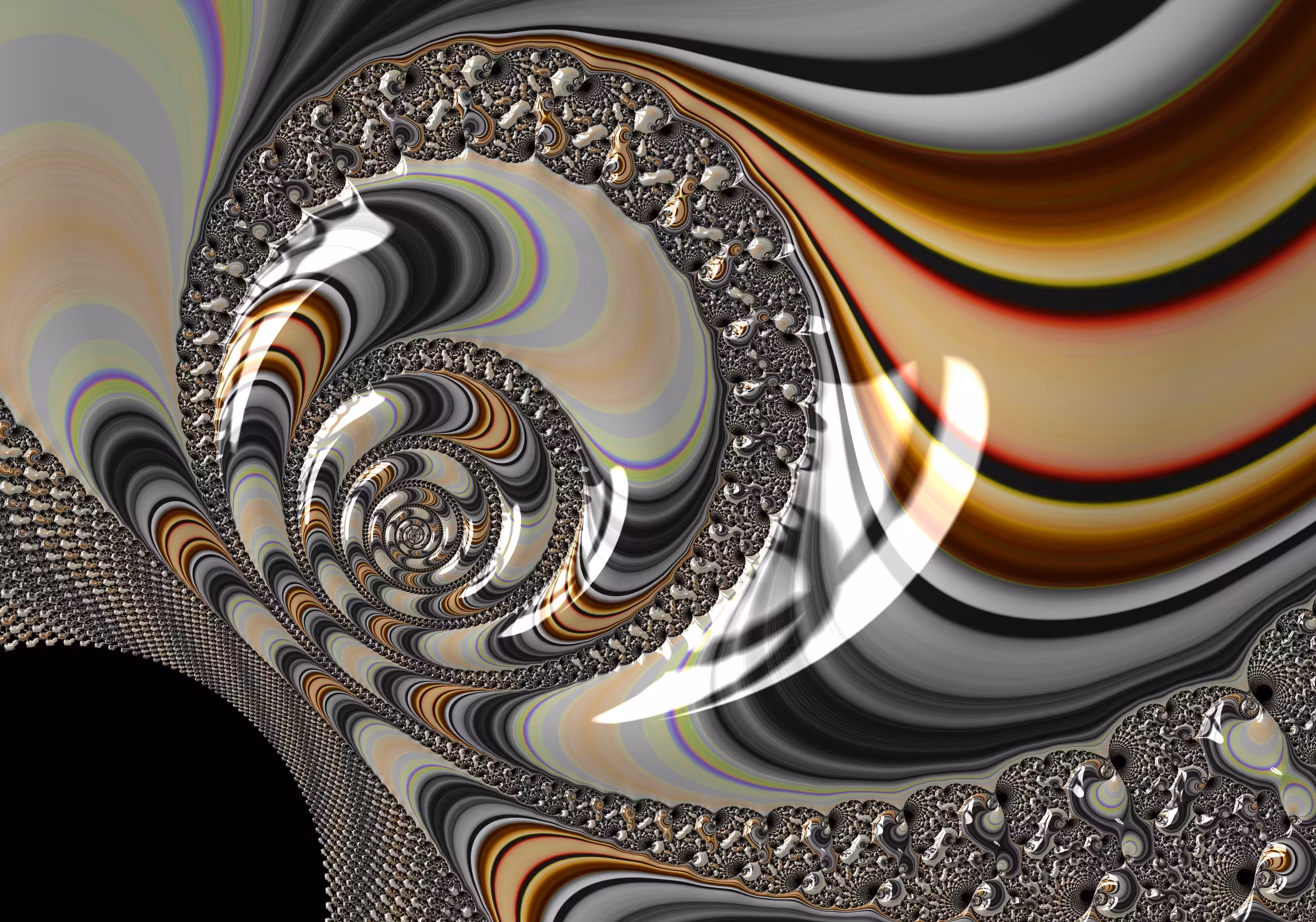 Fractal - Polished Steampunk