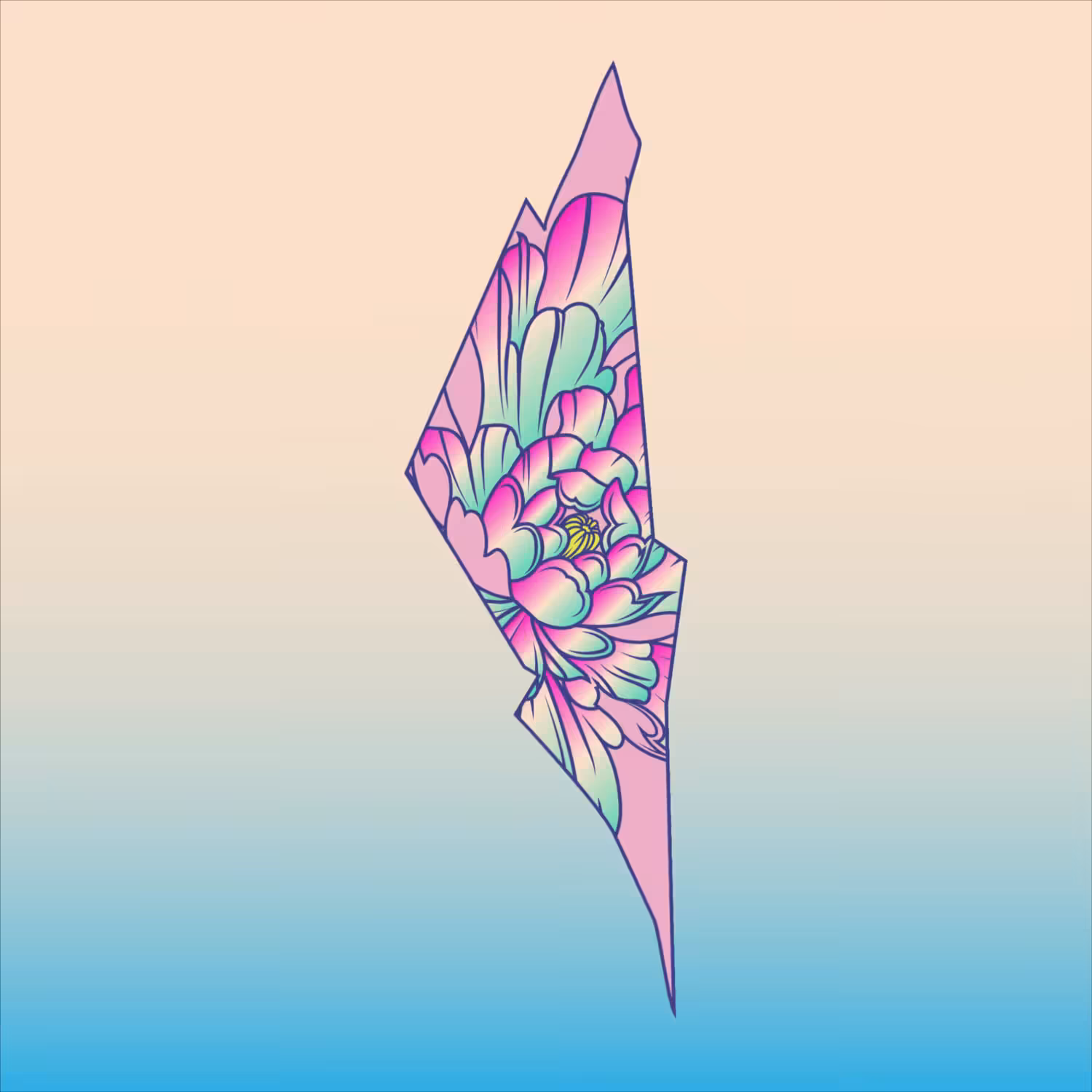 Skull Fragment - Gold