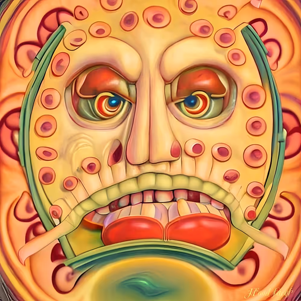 Pizza face