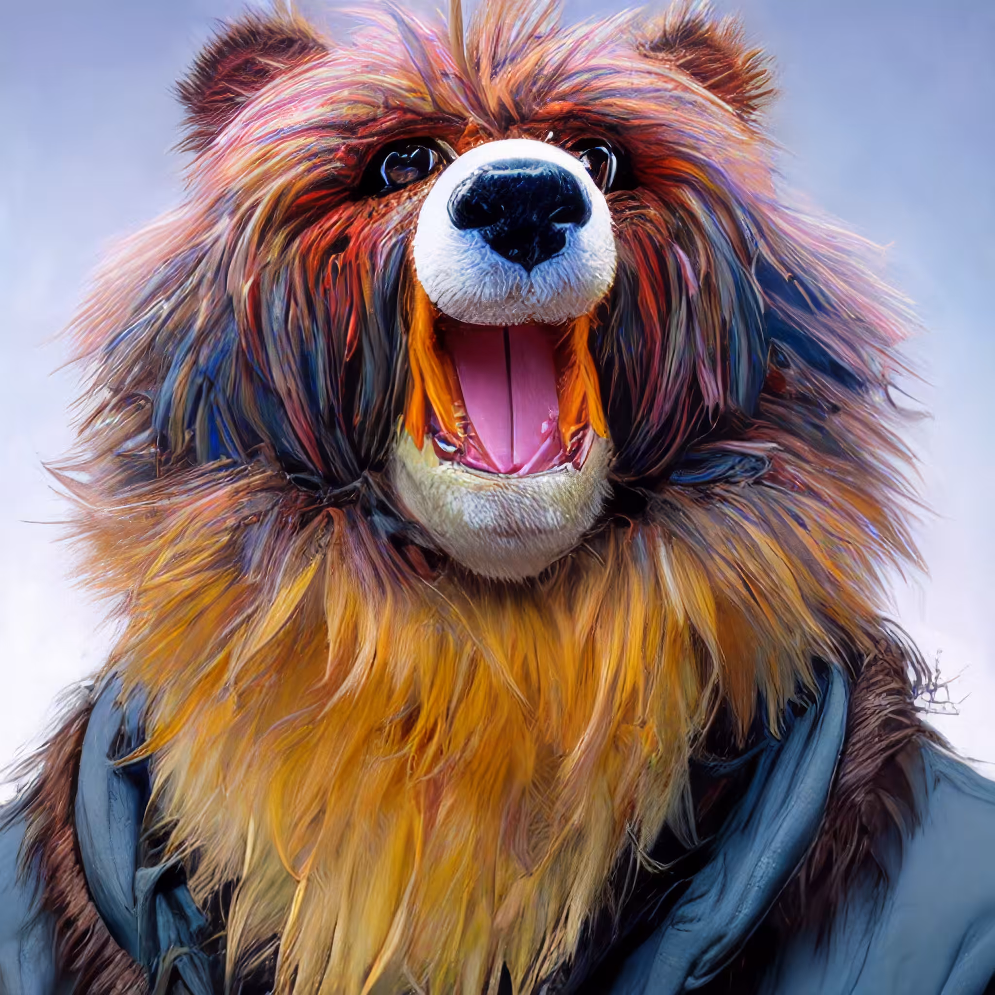 Adorable Furry Creature Collection: Furry Bear 0603