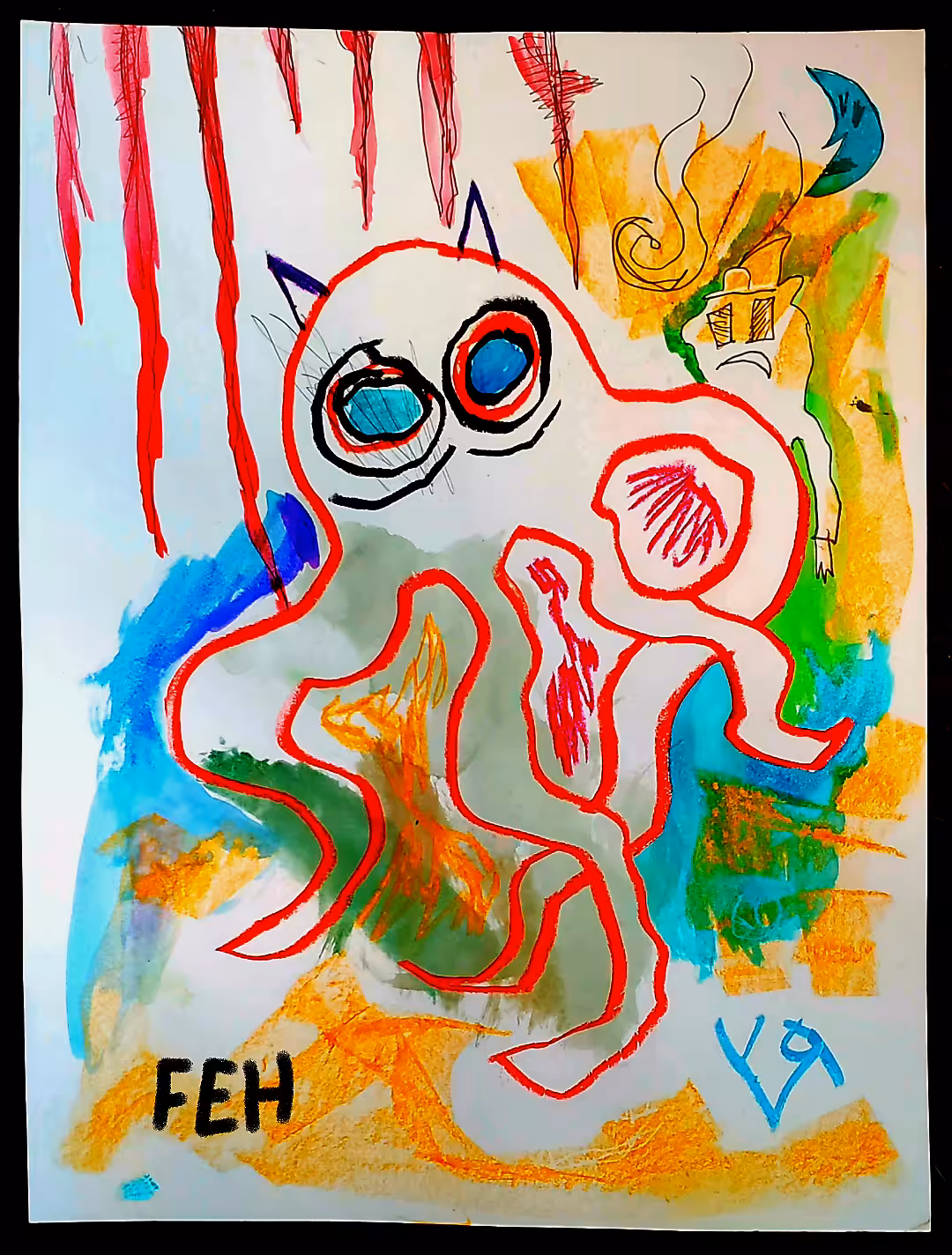 "Watercolor Squid Beast" by RFY (HF) & FEH (TT)