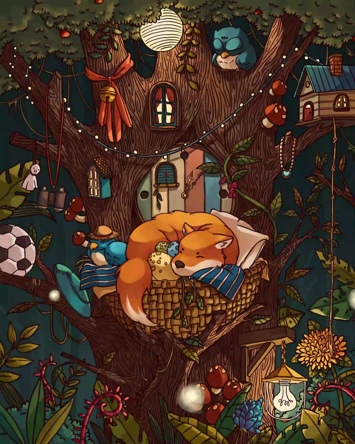 Warmth in a windy night