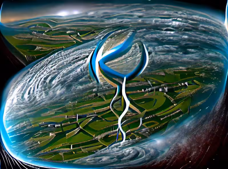 Abraham's First Works: Ringworld space storm