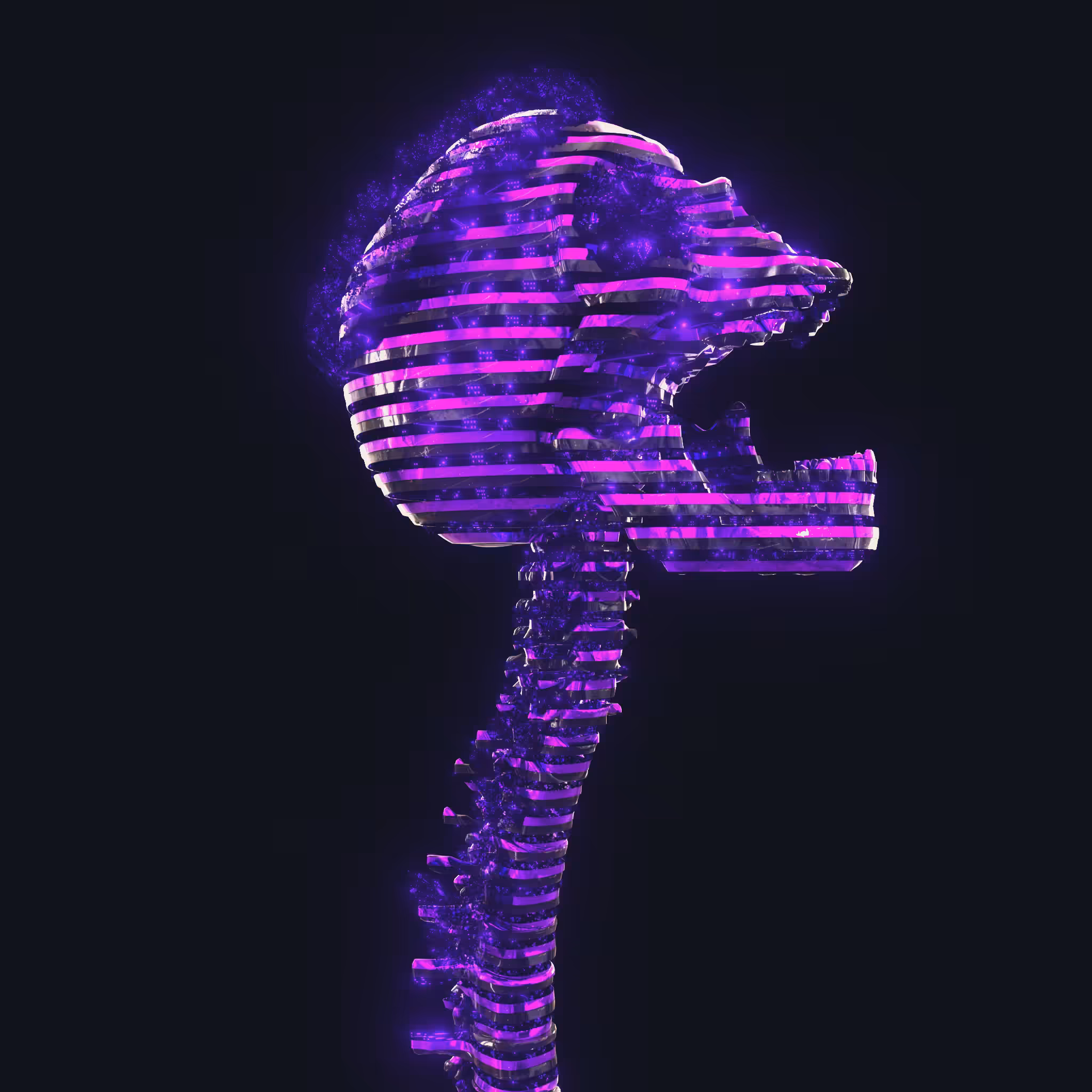 In the form of a skeleton #7