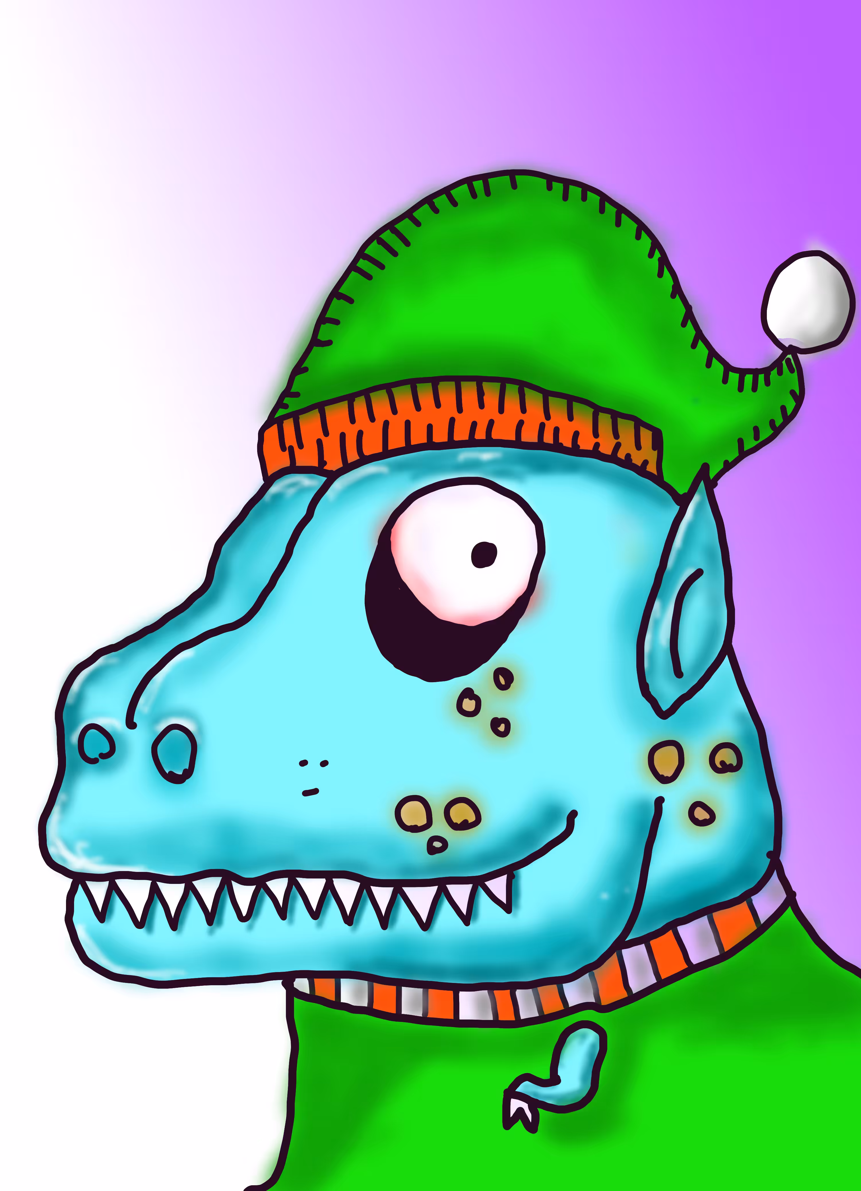  silly trex No.#34 I'm Elf-Rex