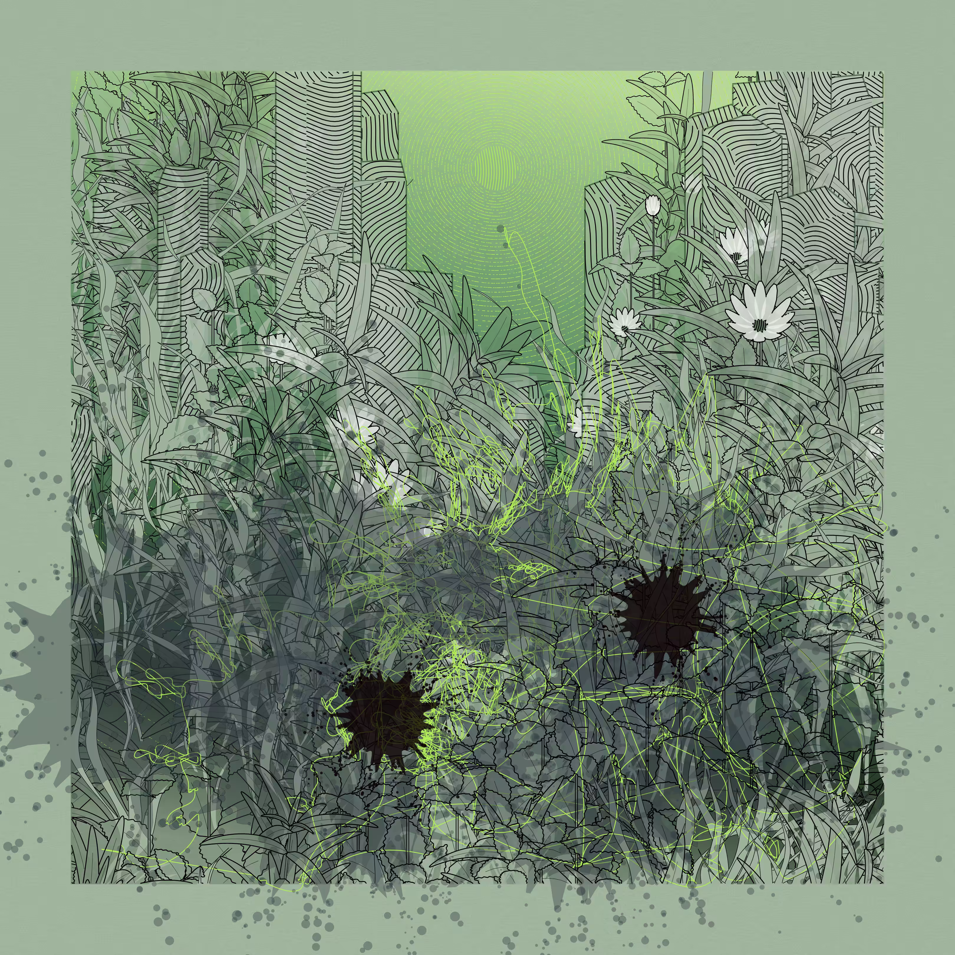 Landscape with Carbon Capture #8624