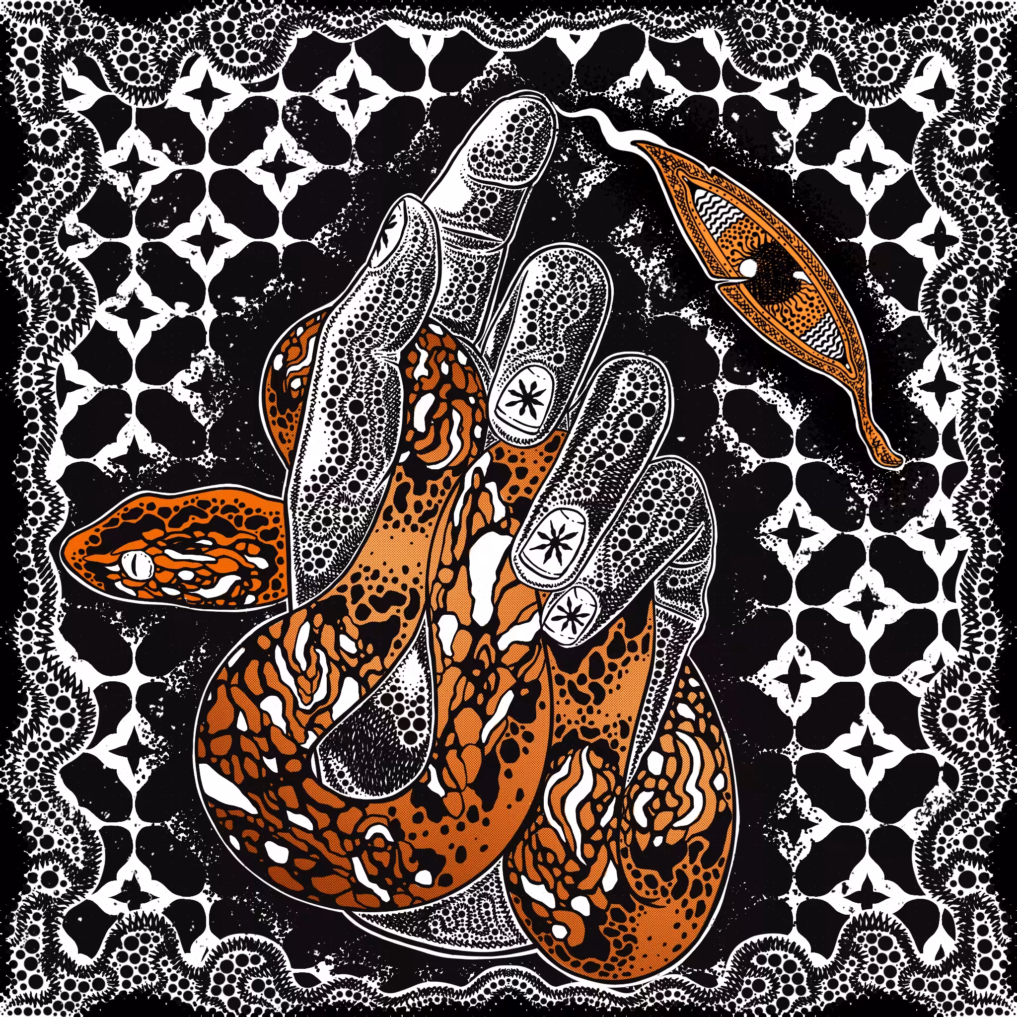 snake and eye