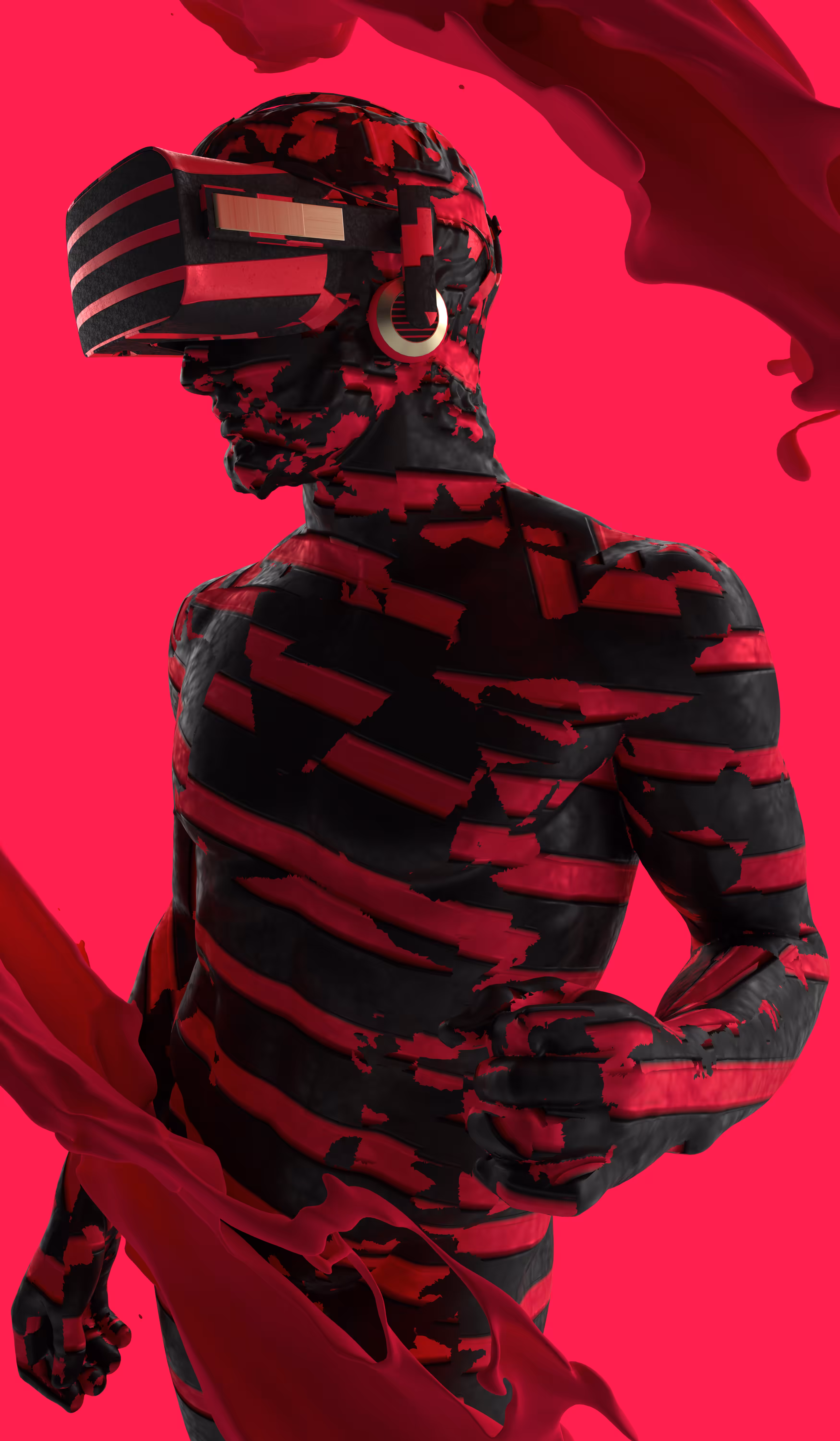 Coloribus et Texturas 4 (Doryphoros red)