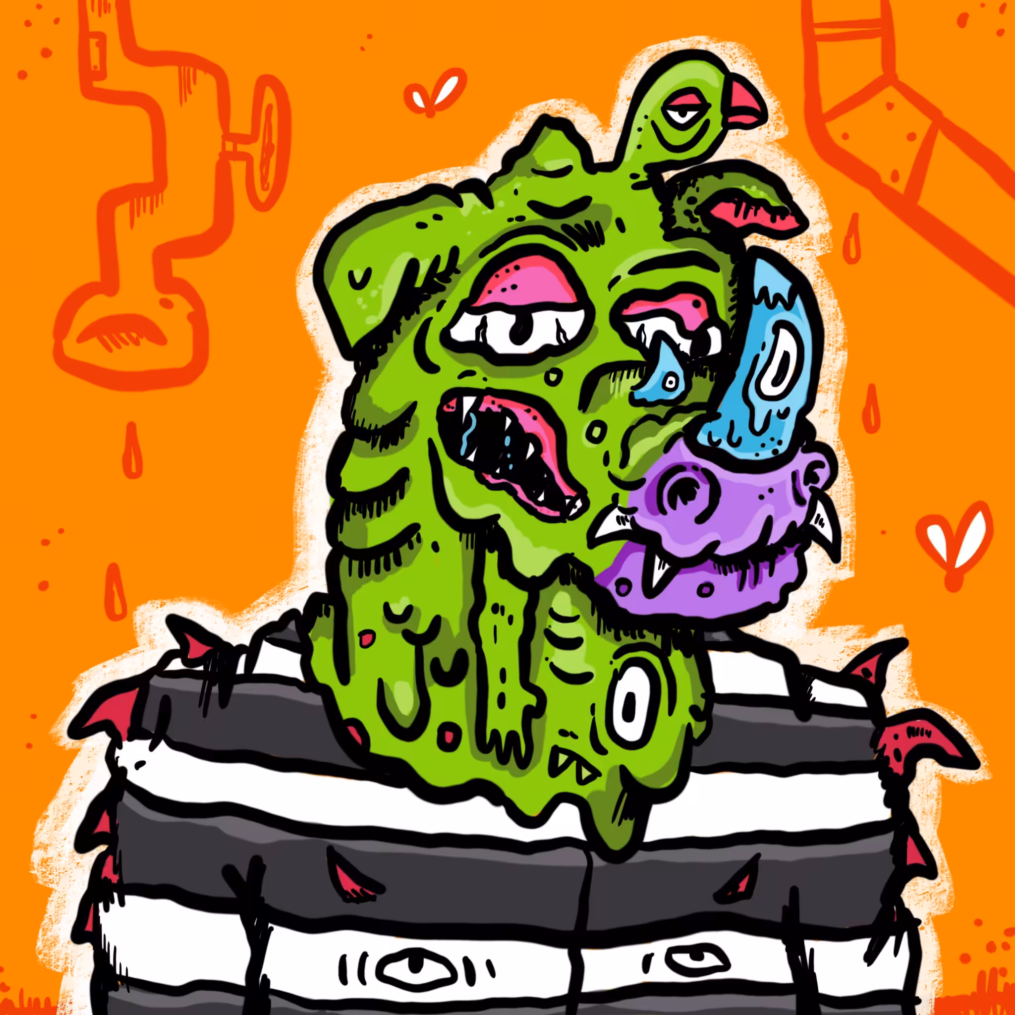 Crypto Carnies Vol 3: Escape Through the Sewer: Mutant Rhino Bro