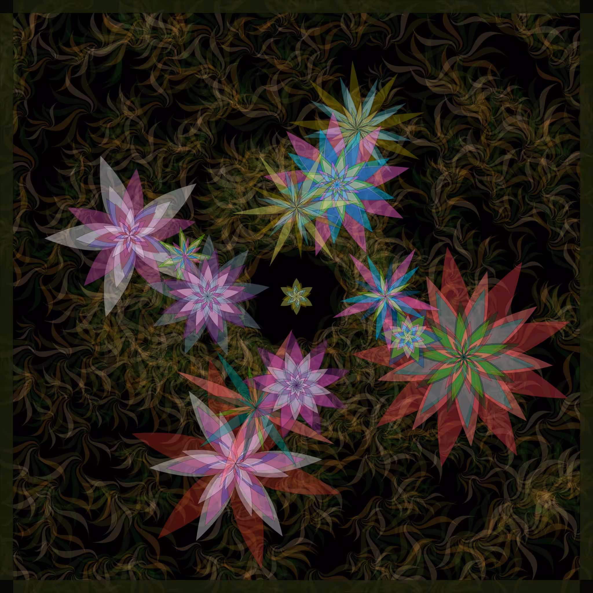 Bezier Garden #123