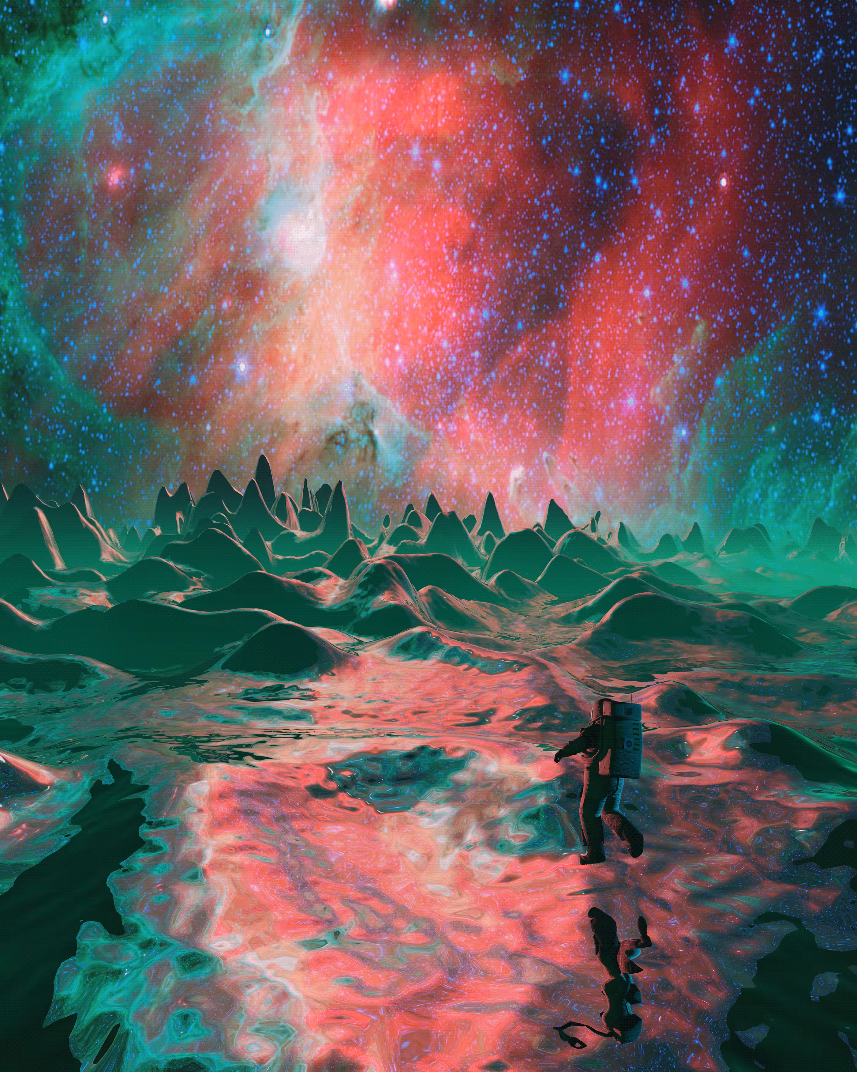Over The Nebula - PIA 09107