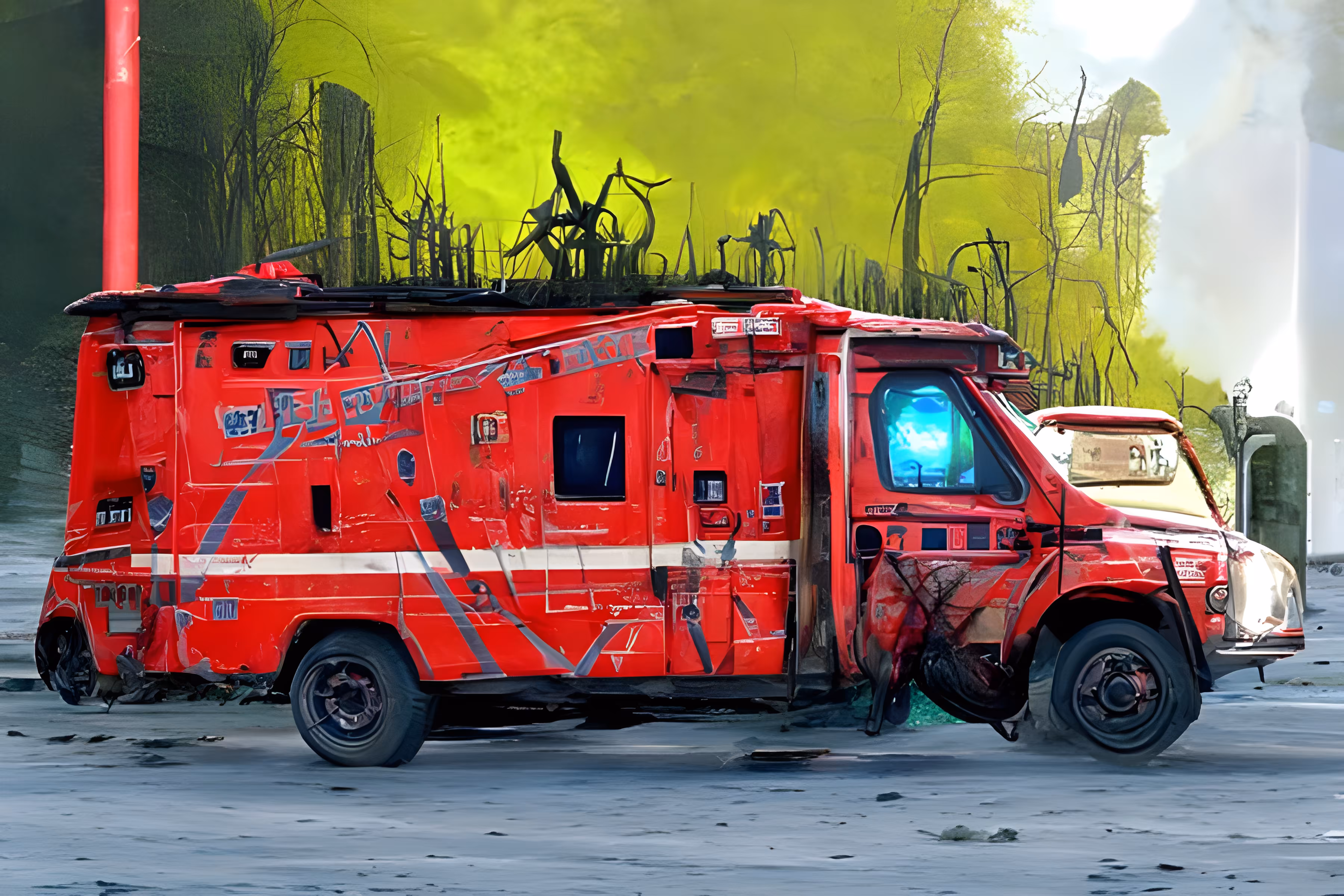 Zombie Apocalypse Ambulance