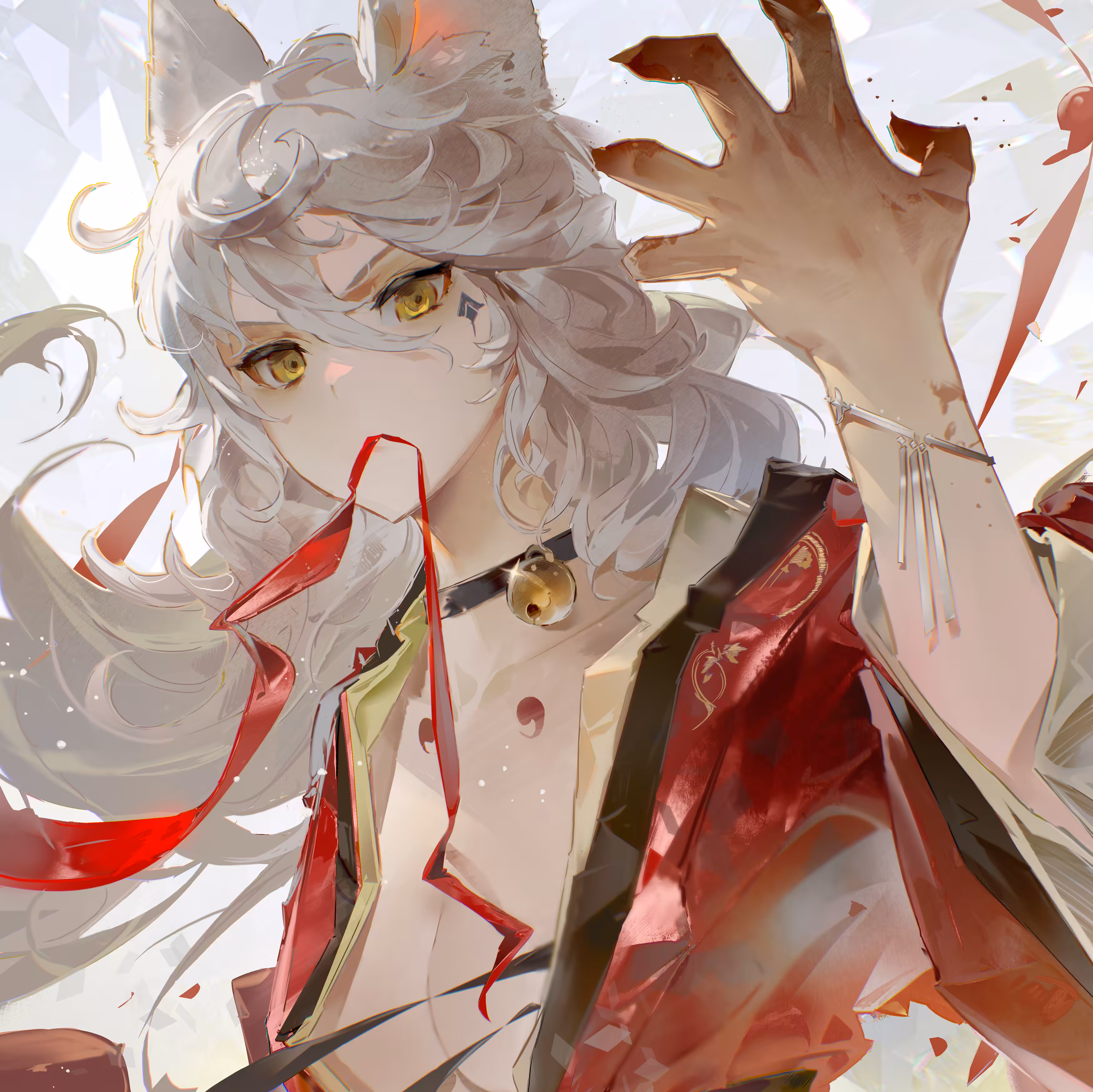 crimson red