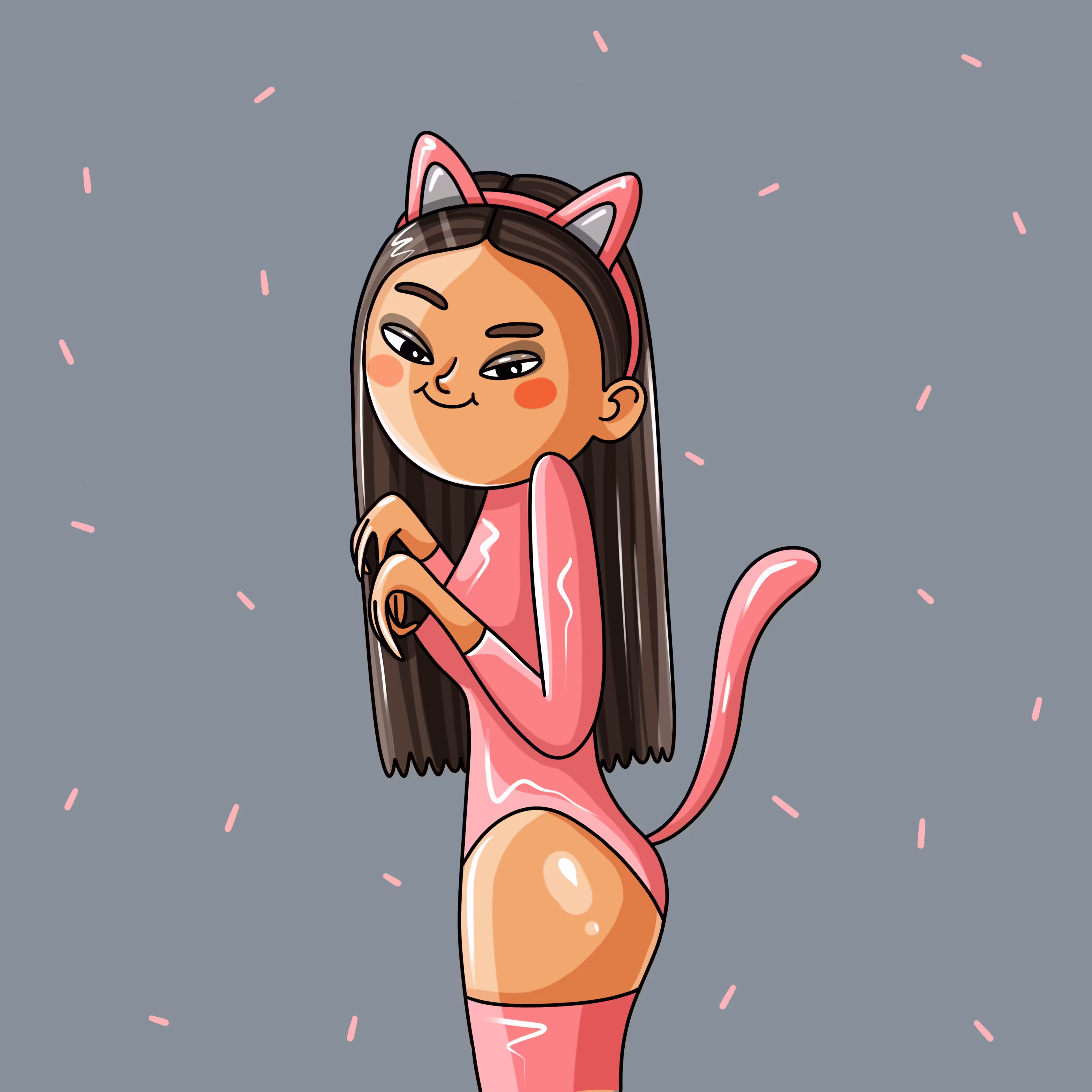 Naughty kitty