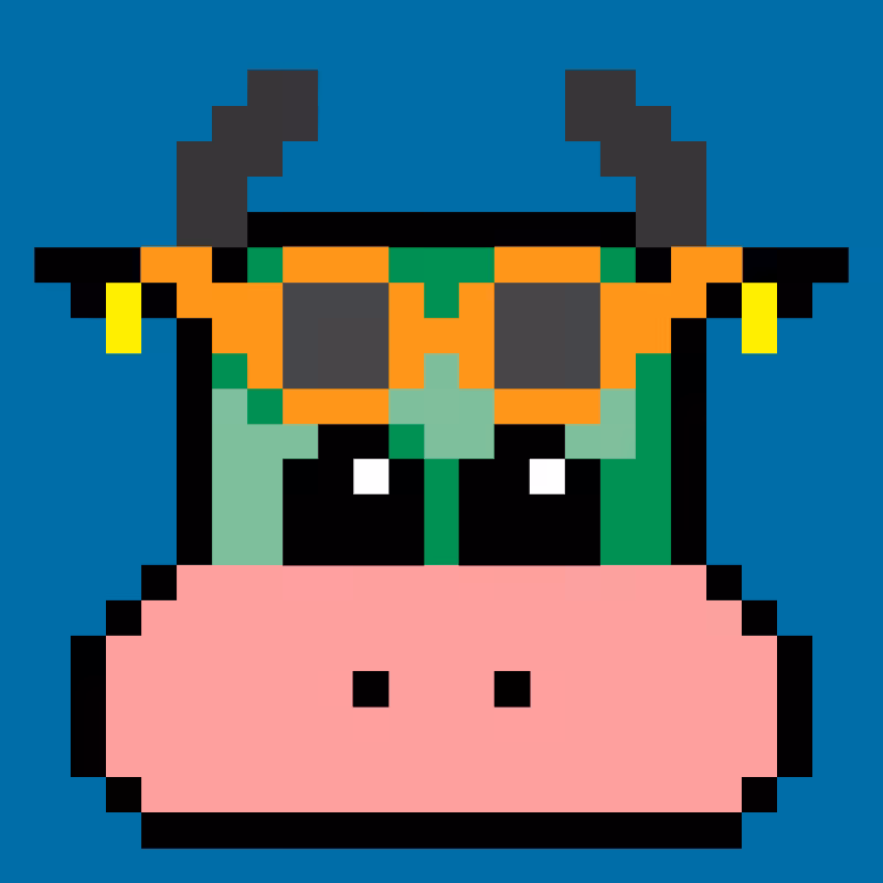 pixel cow #18