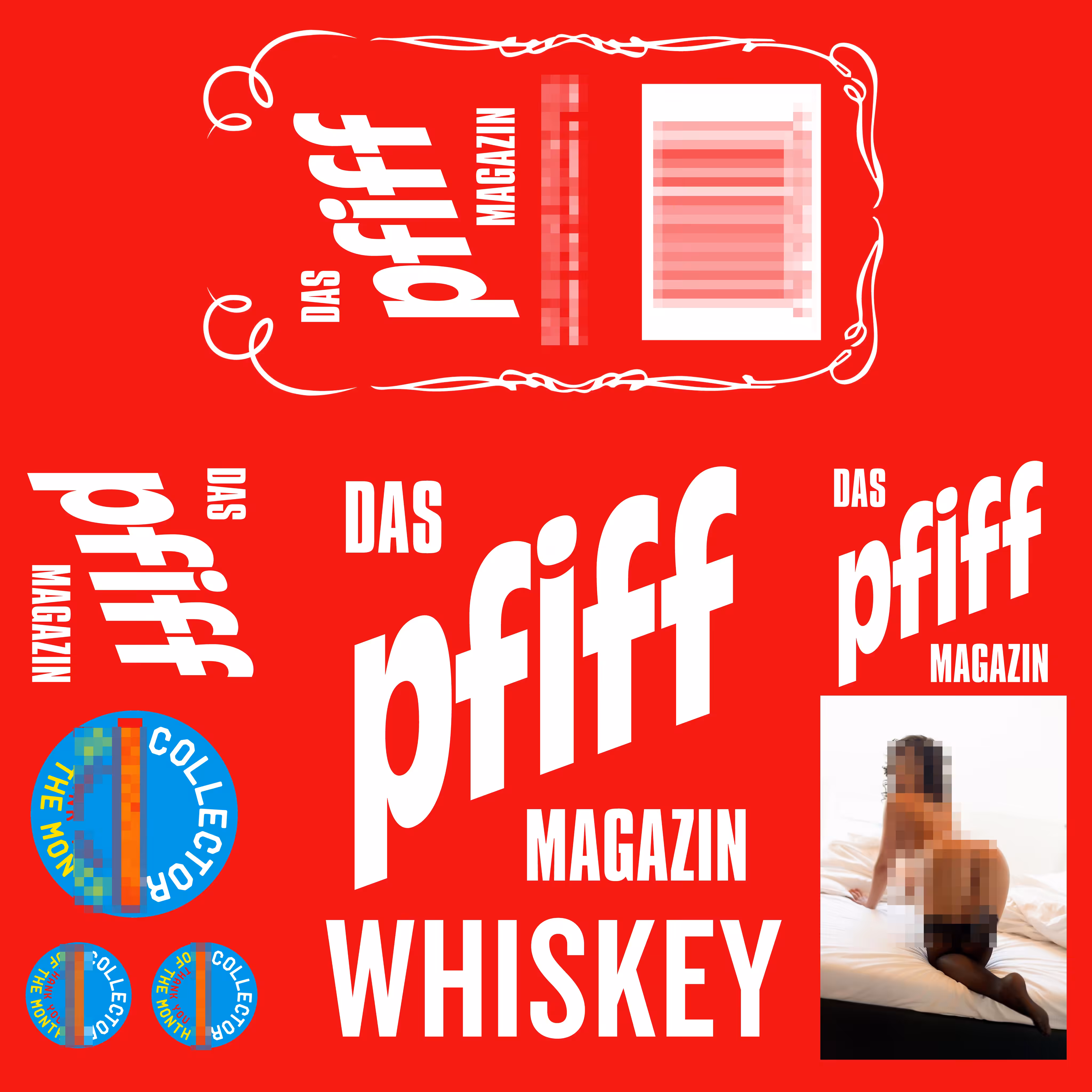 Pfiff Magazine Whiskey Label