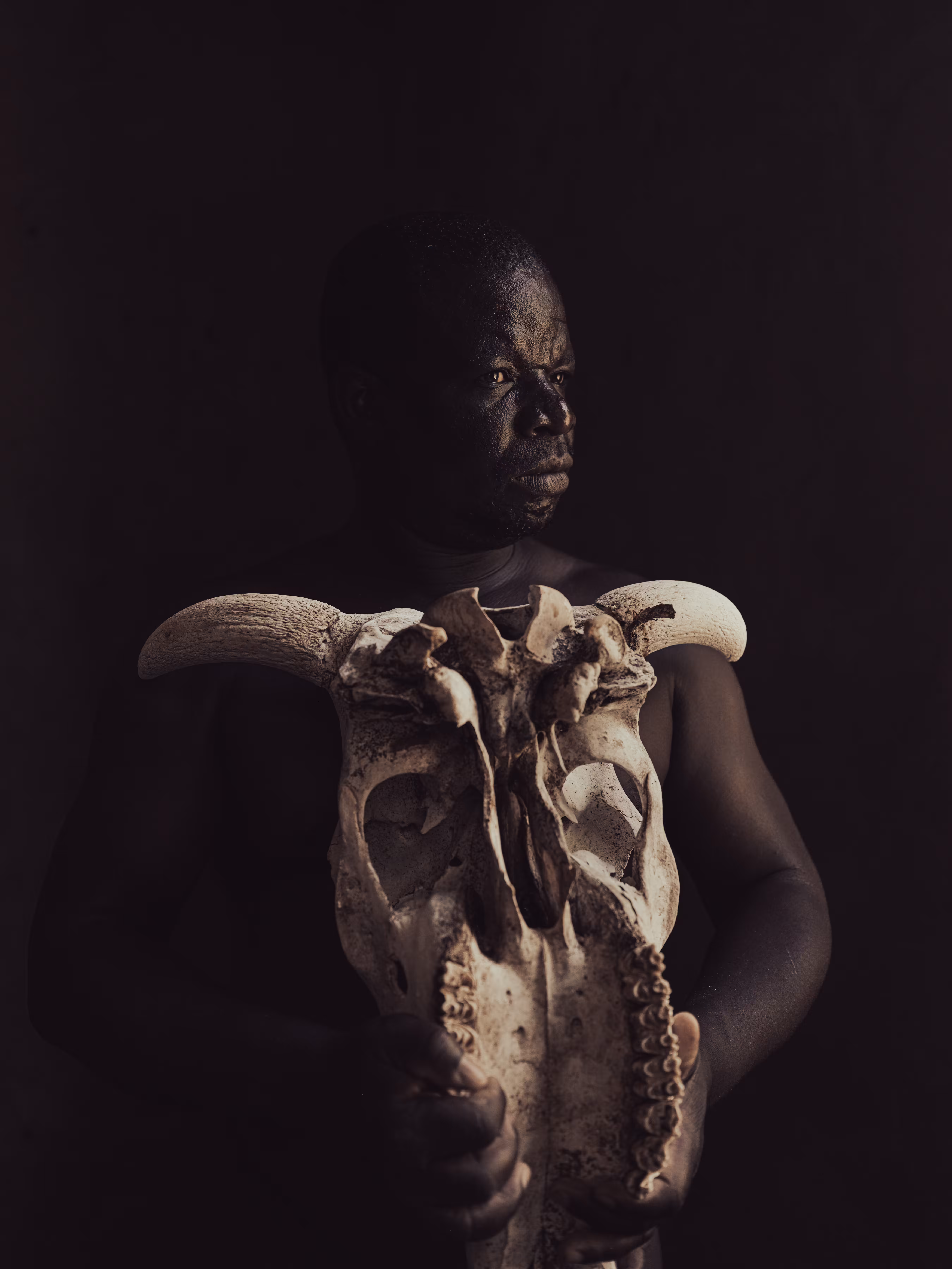 Luckson with a Skull