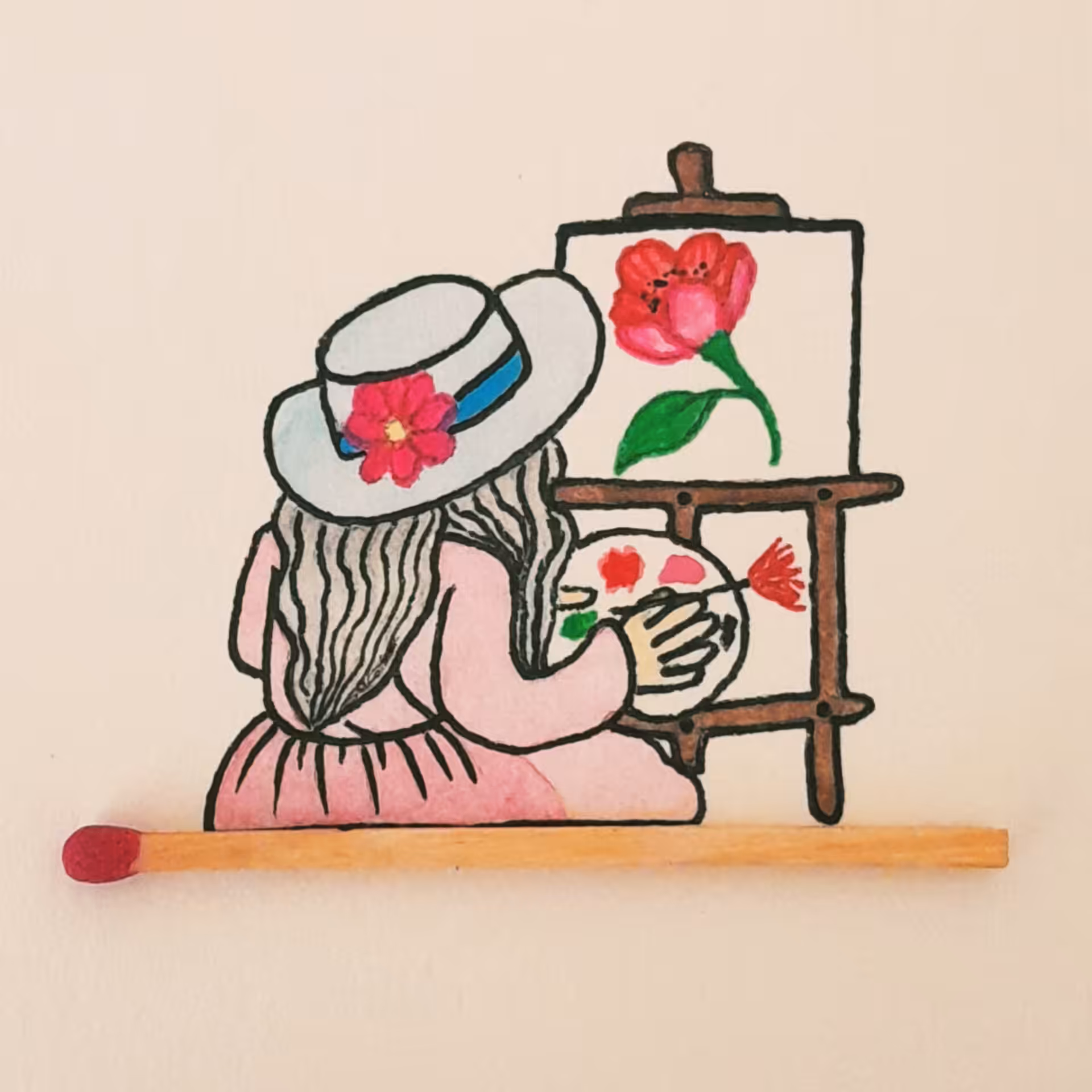 Painter's girl 5