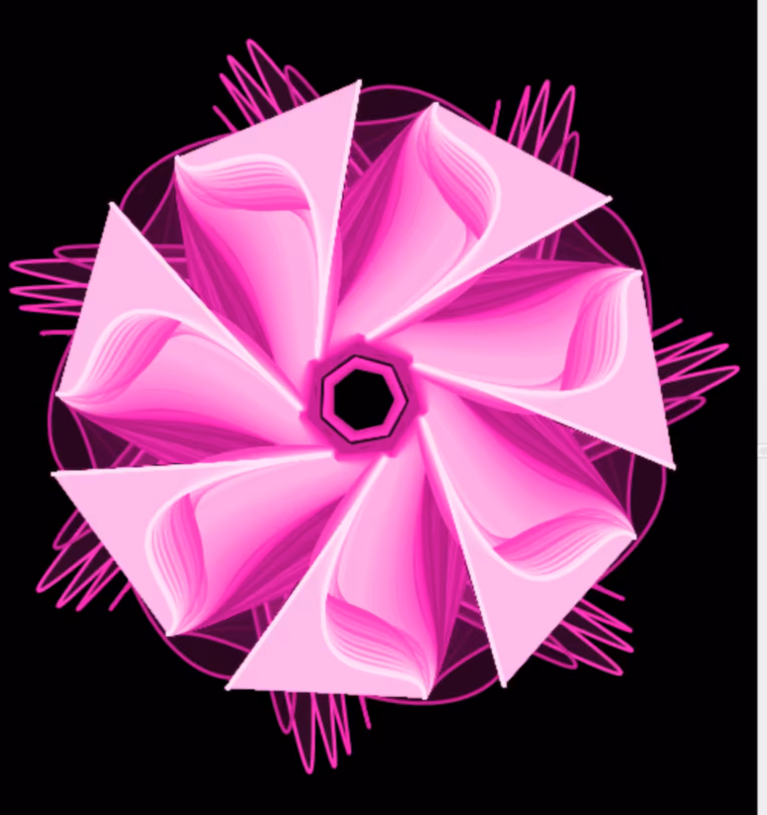 Neon Rose