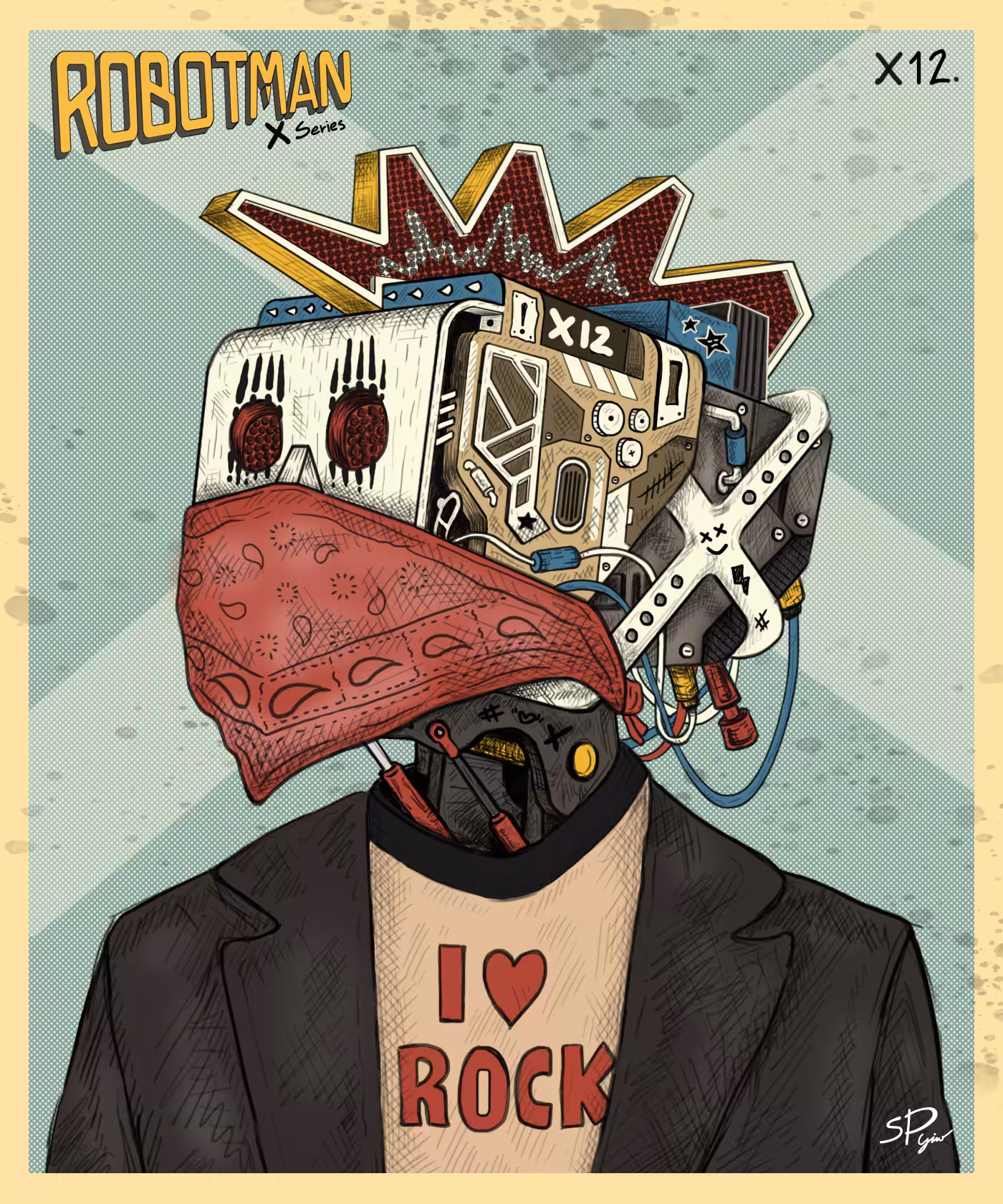 ROBOTMAN - X Series_#X12 (Rock)