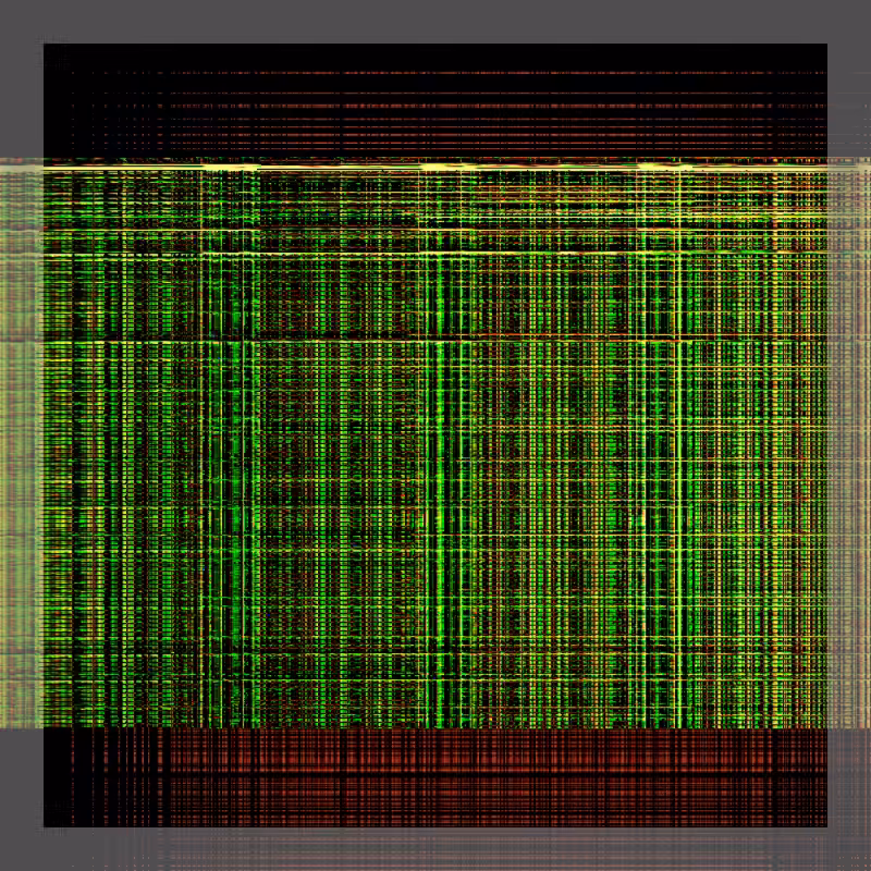 Digital Grid Burn #15
