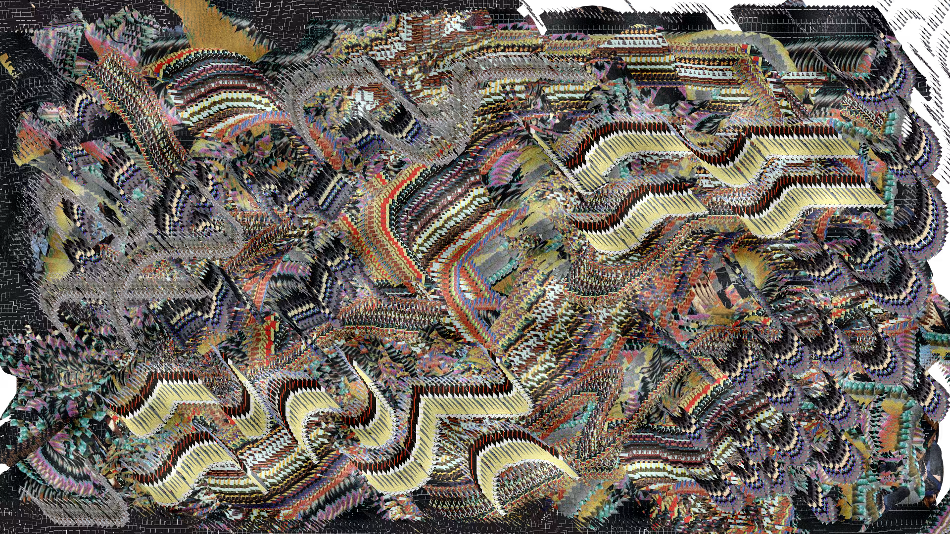 Glitched Traces: Syntax of the Invisible